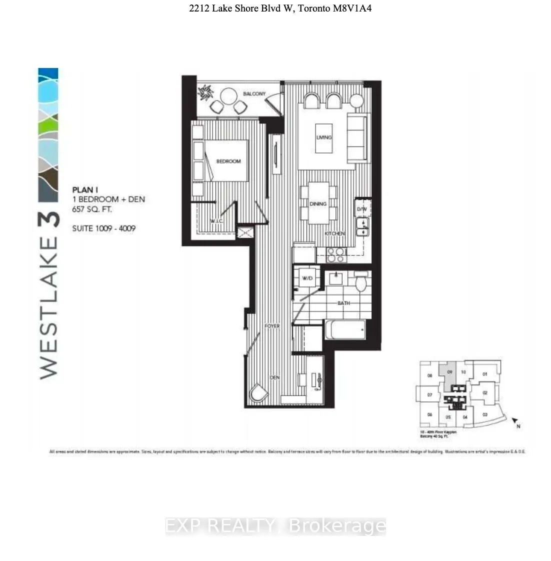 2212 Lake Shore Boulevard W, #2509