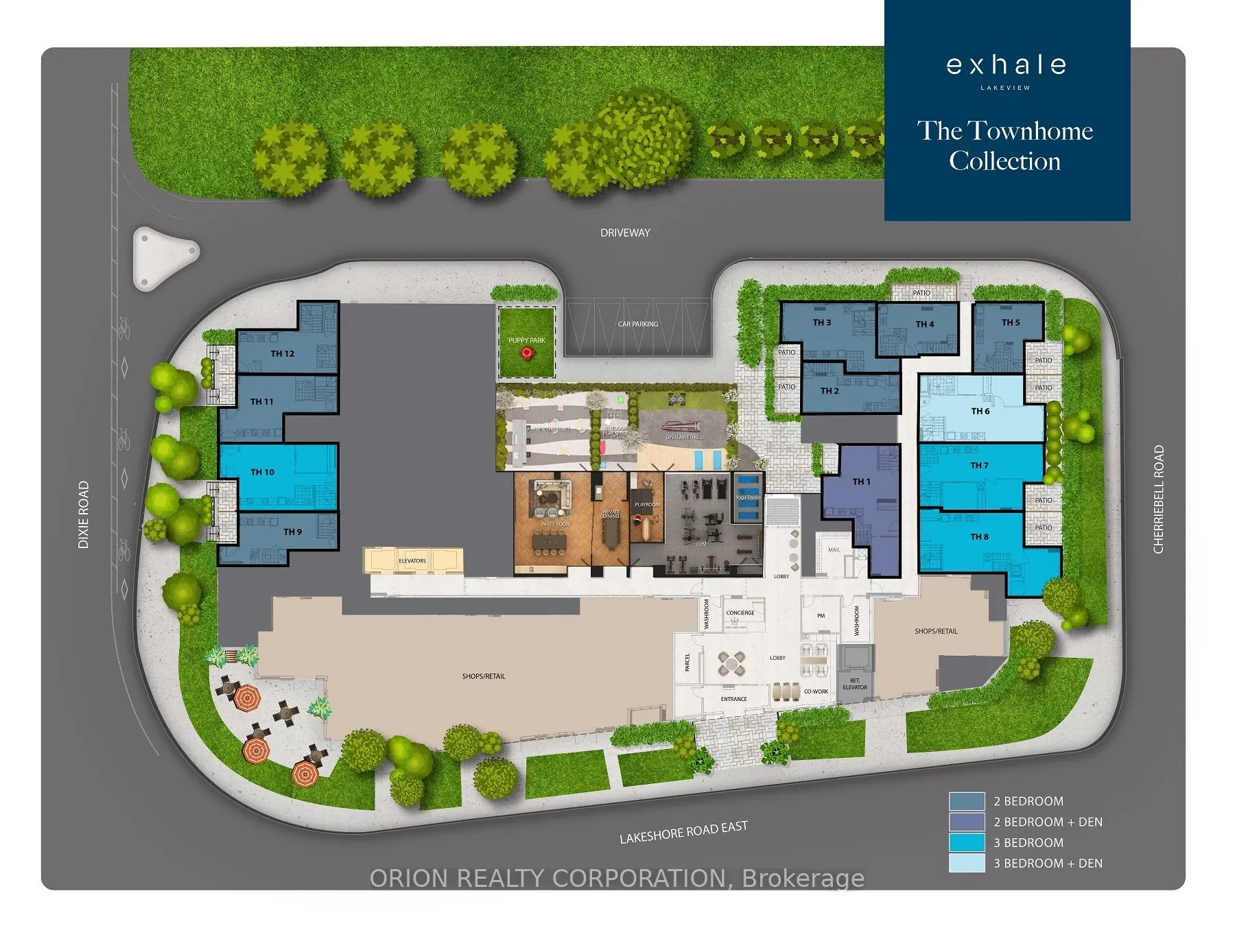 1381 Lakeshore Road E, #TH103