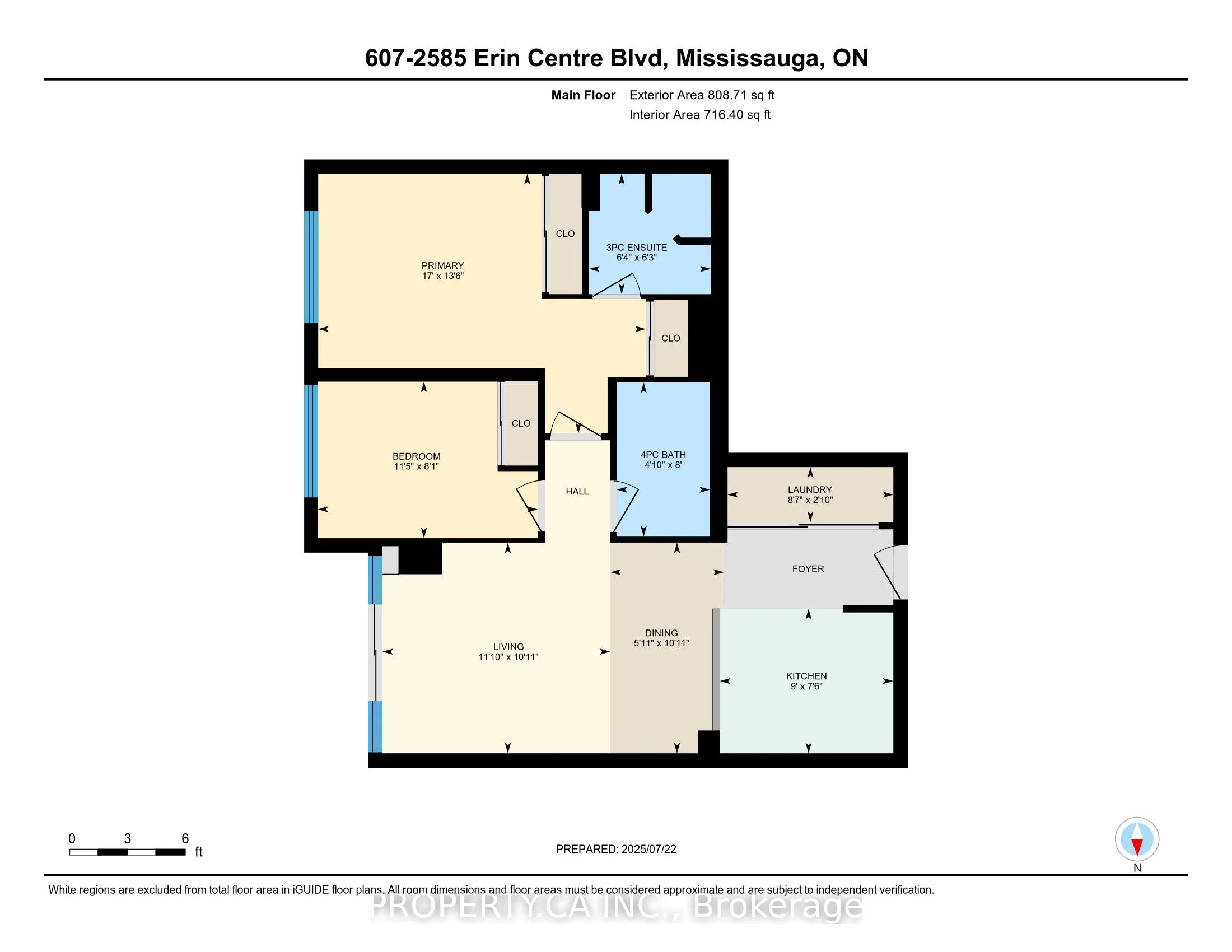 2585 Erin Centre Boulevard #607