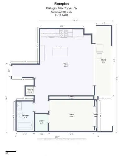 155 Legion Road N, #1401