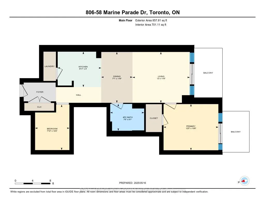 58 Marine Parade Drive, #806