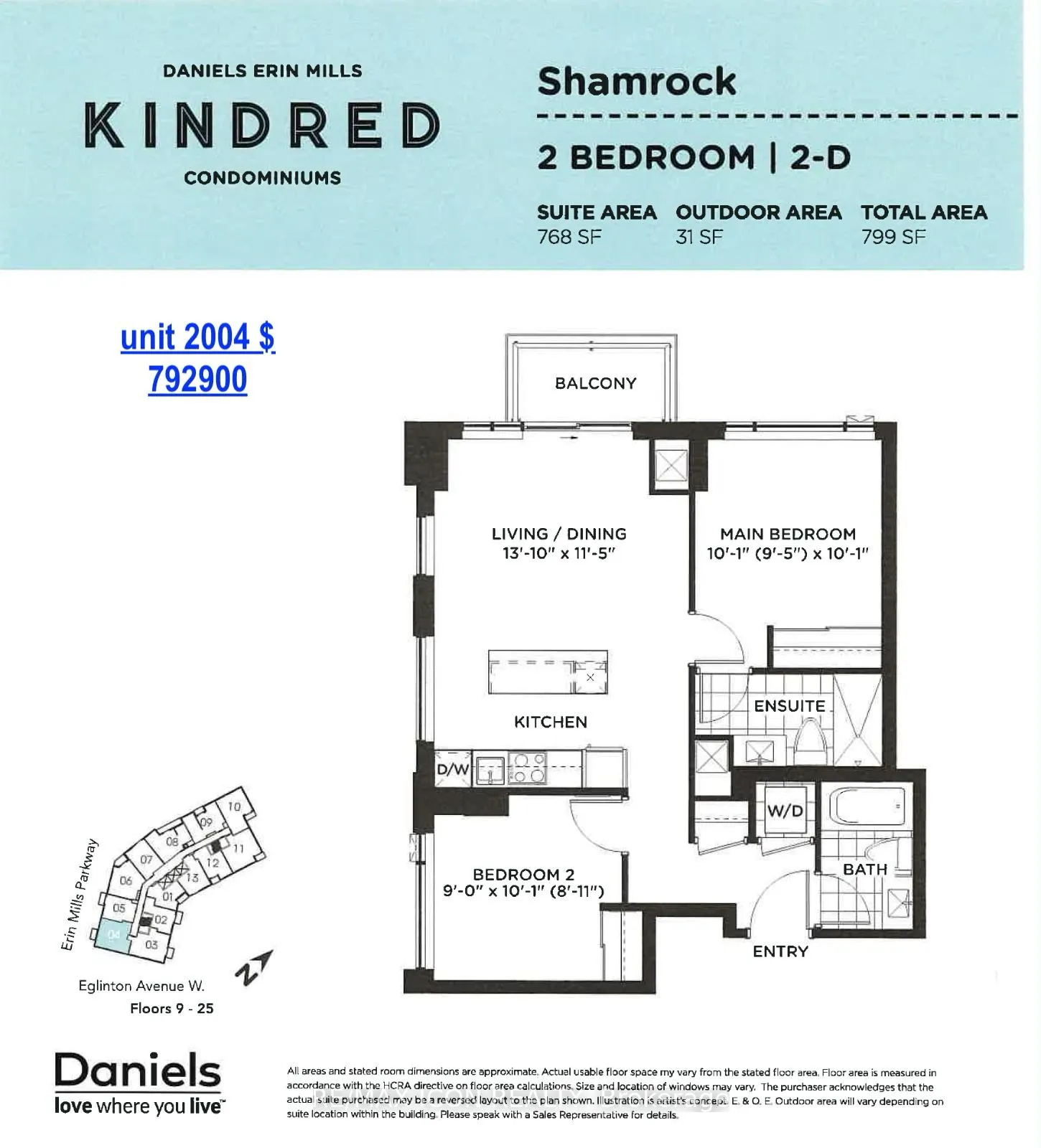 4295 Eglington Avenue W, #2004