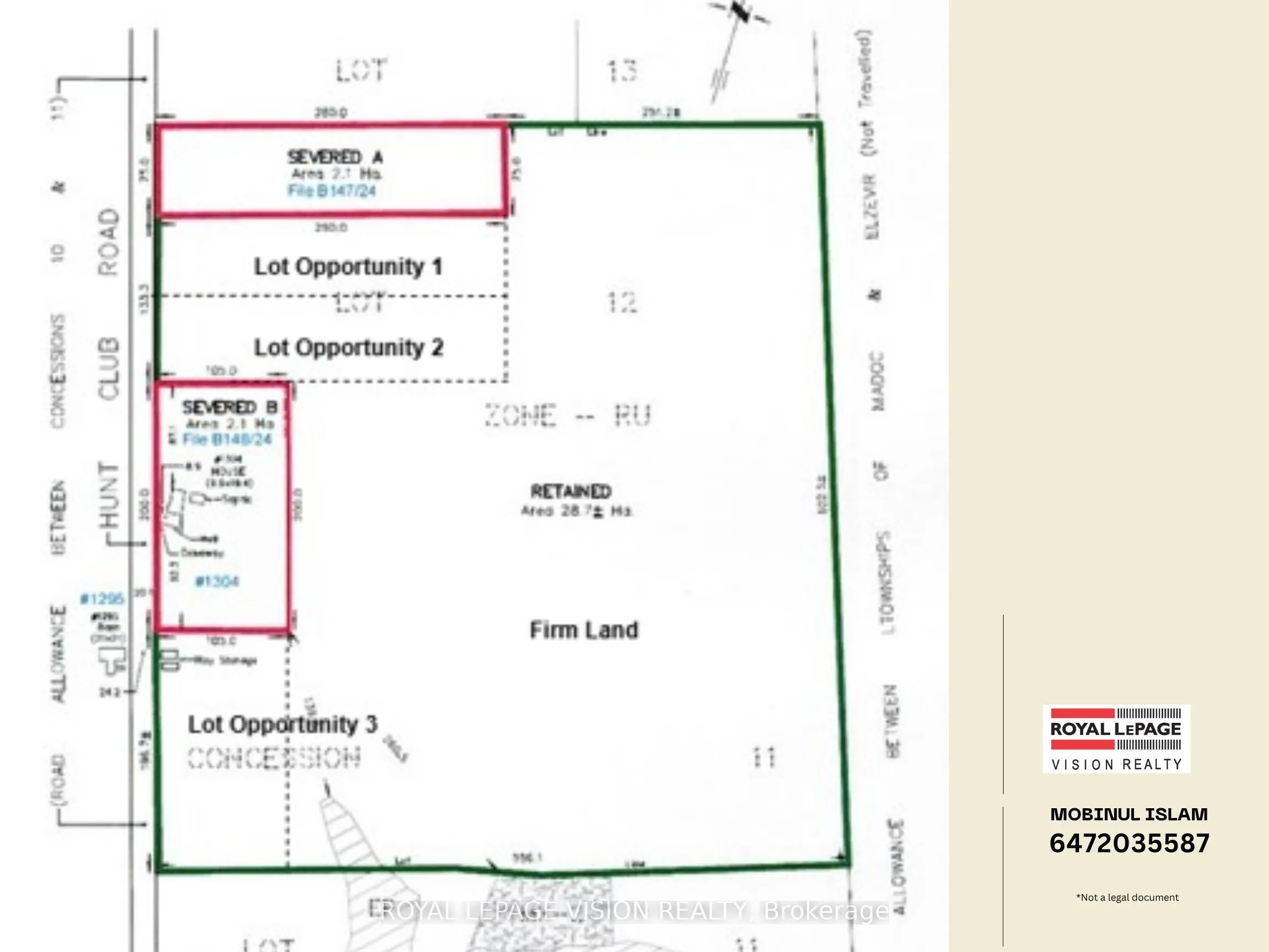 1304 Hunt Club Road, #Land + Bldg