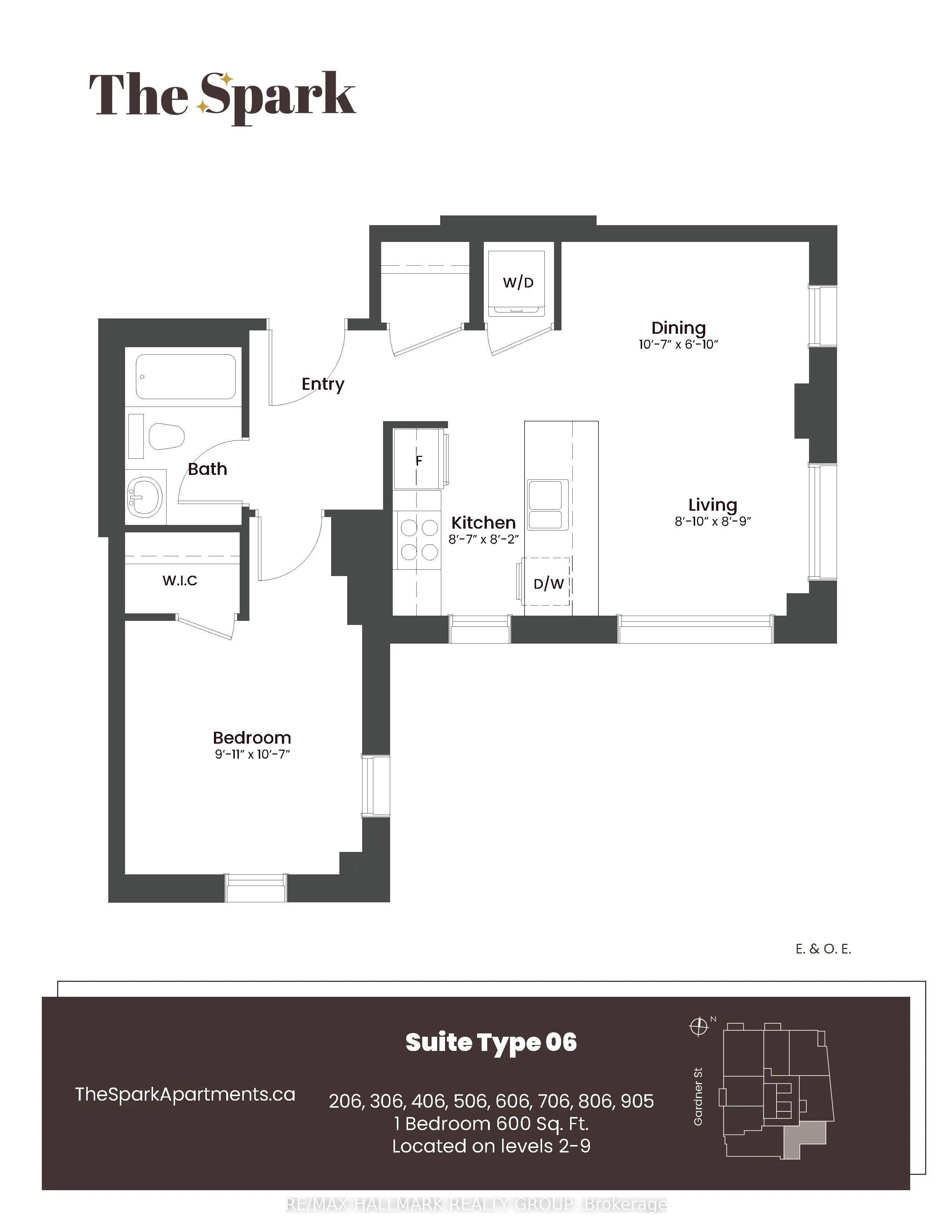353 Gardner Street, #905