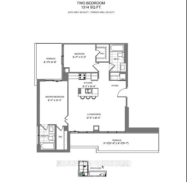 550 North Service Road, #1001