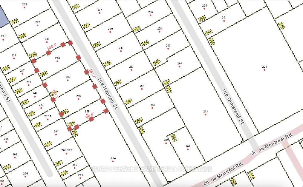 244, 250, 256, 258 Hannah Street