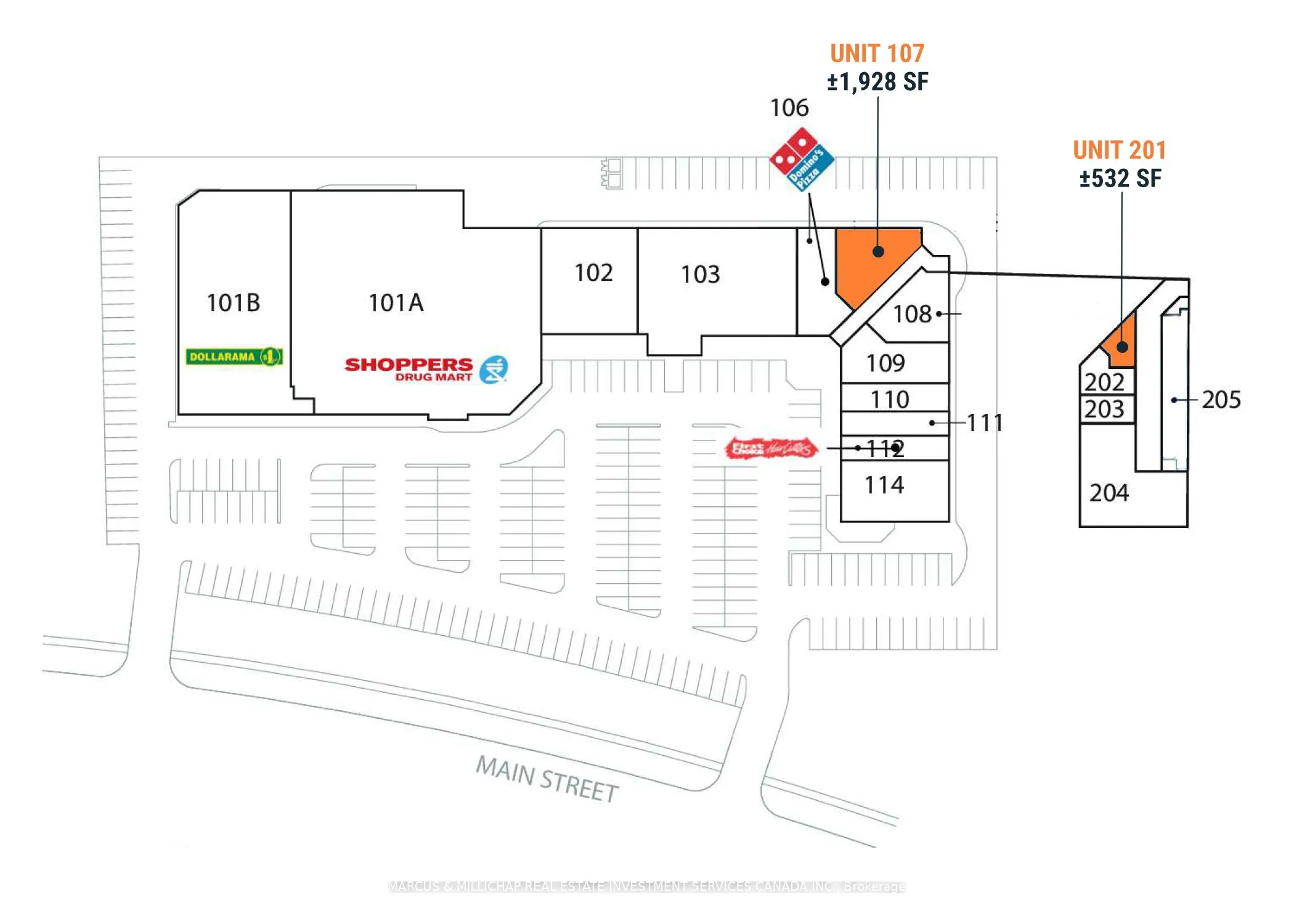 1300 Main Street, #107