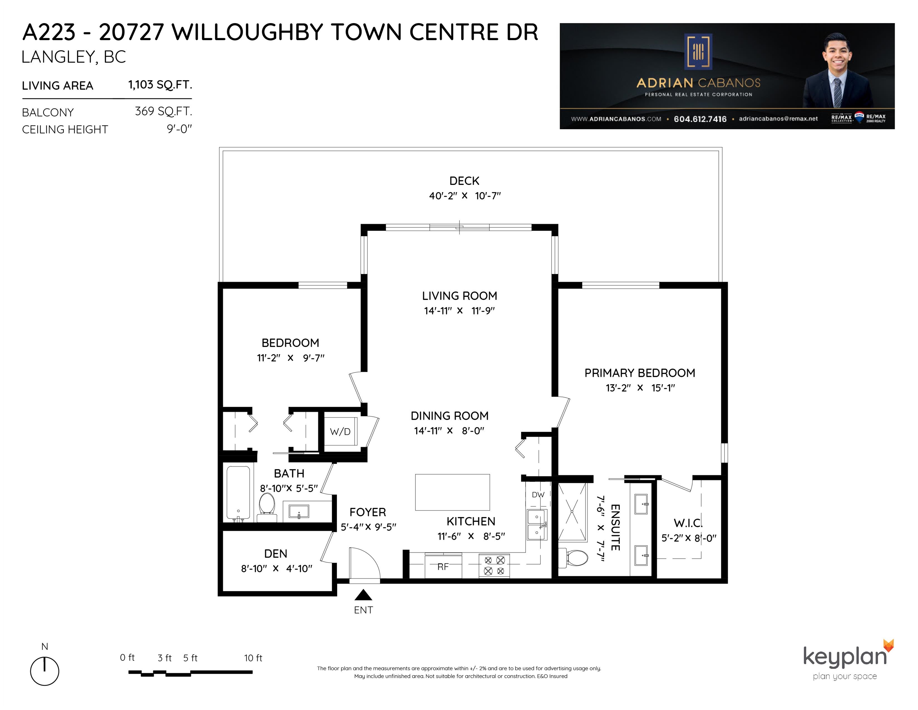 A223 20727 WILLOUGHBY TOWN CENTRE DR, #A223