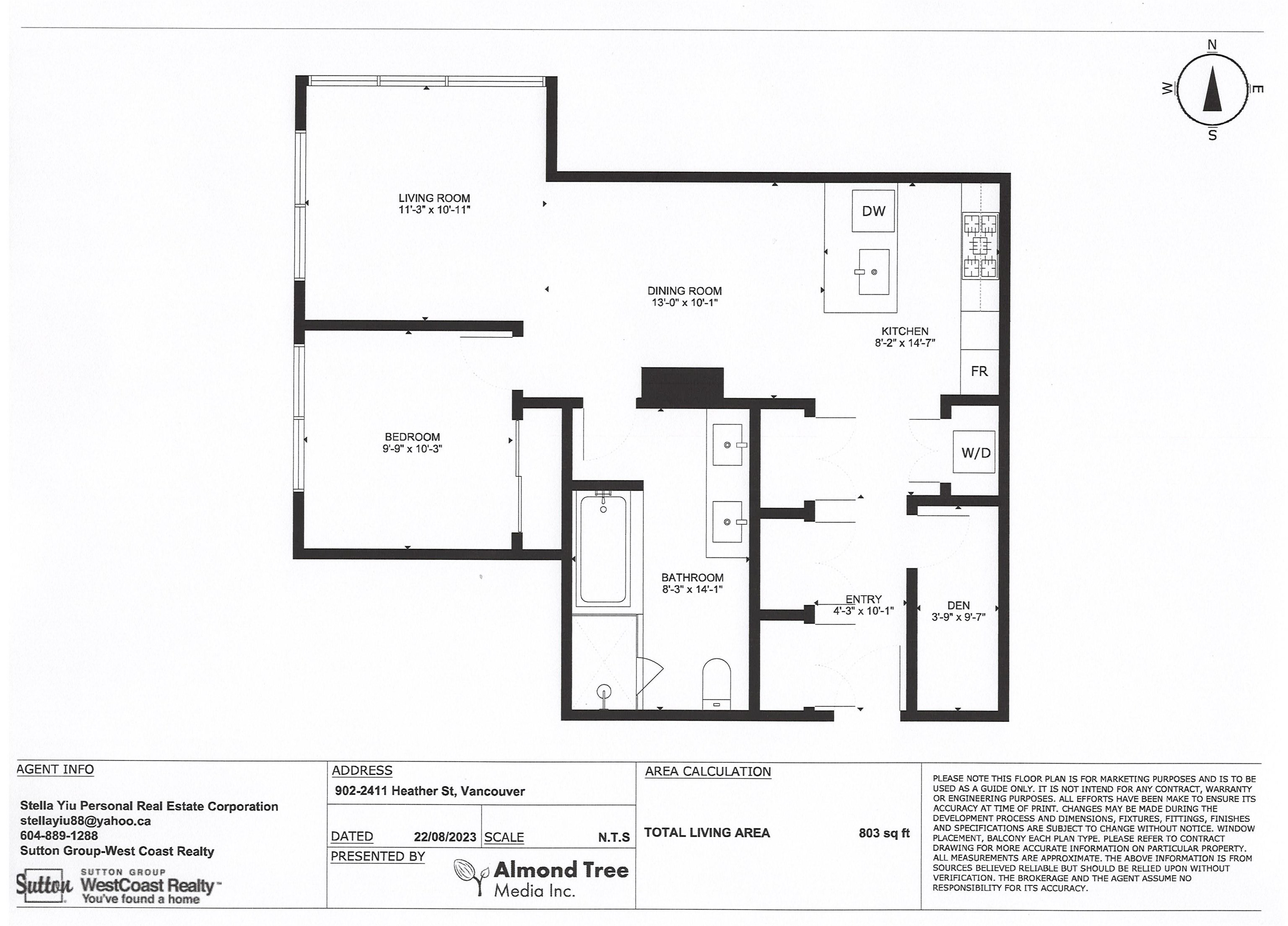 902 2411 HEATHER STREET, #902