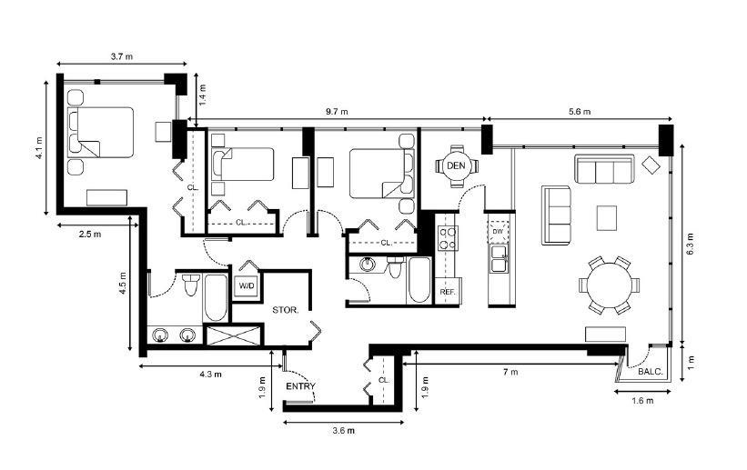 1906 1228 MARINASIDE CRESCENT, #1906
