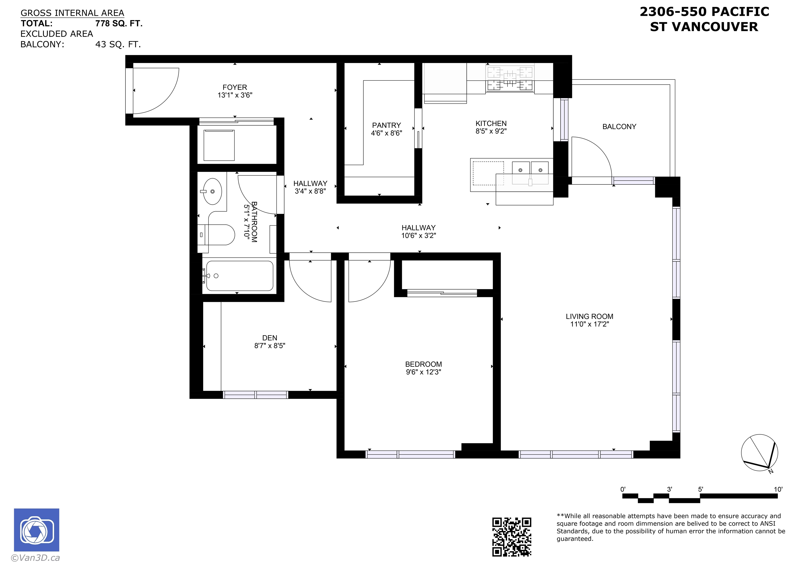2306 550 PACIFIC STREET, #2306
