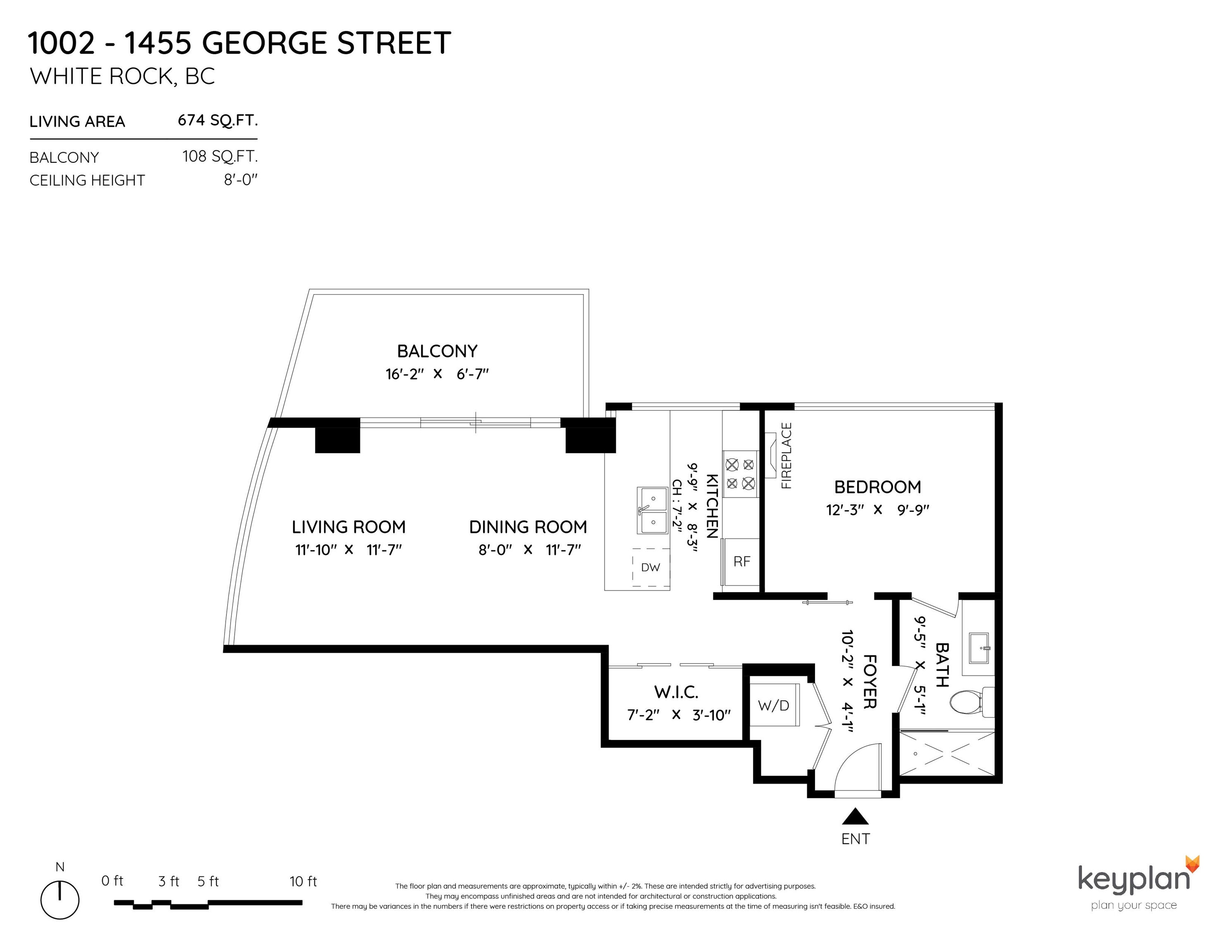 1002 1455 GEORGE STREET, #1002