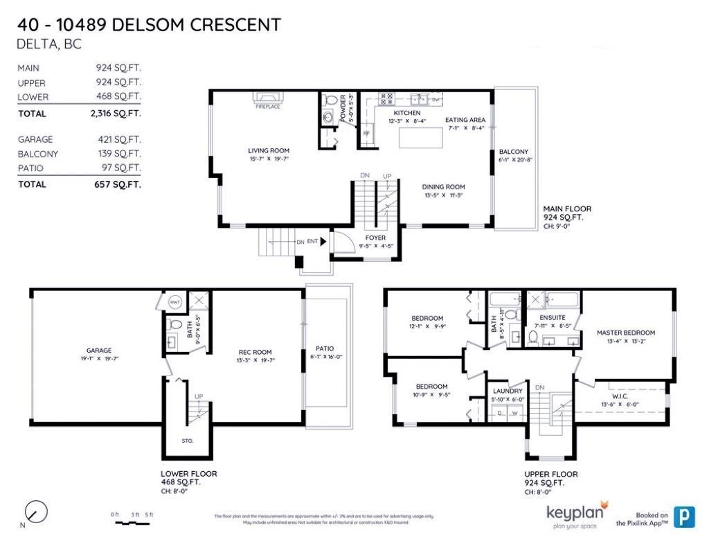 40 10489 DELSOM CRESCENT, #40