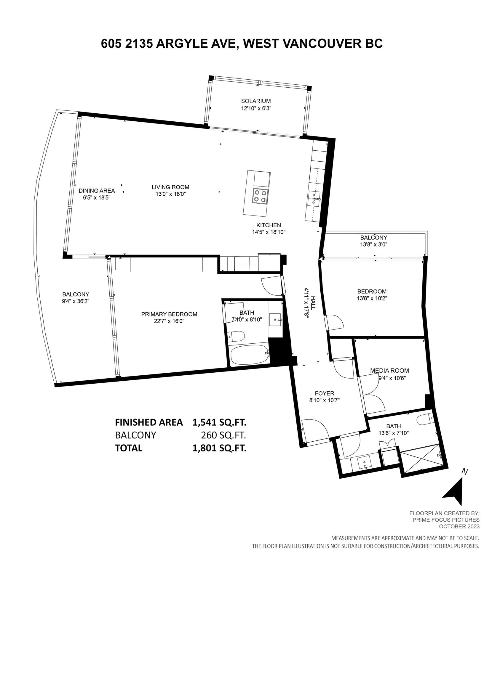 605 2135 ARGYLE AVENUE, #605