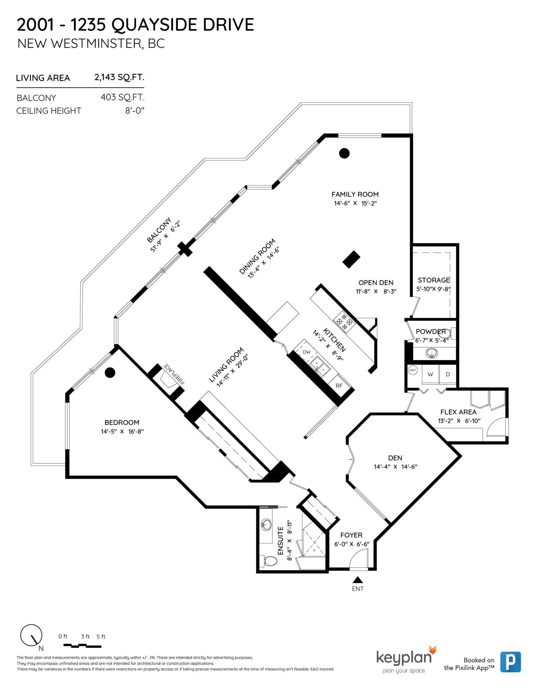 2001 1235 QUAYSIDE DRIVE, #2001