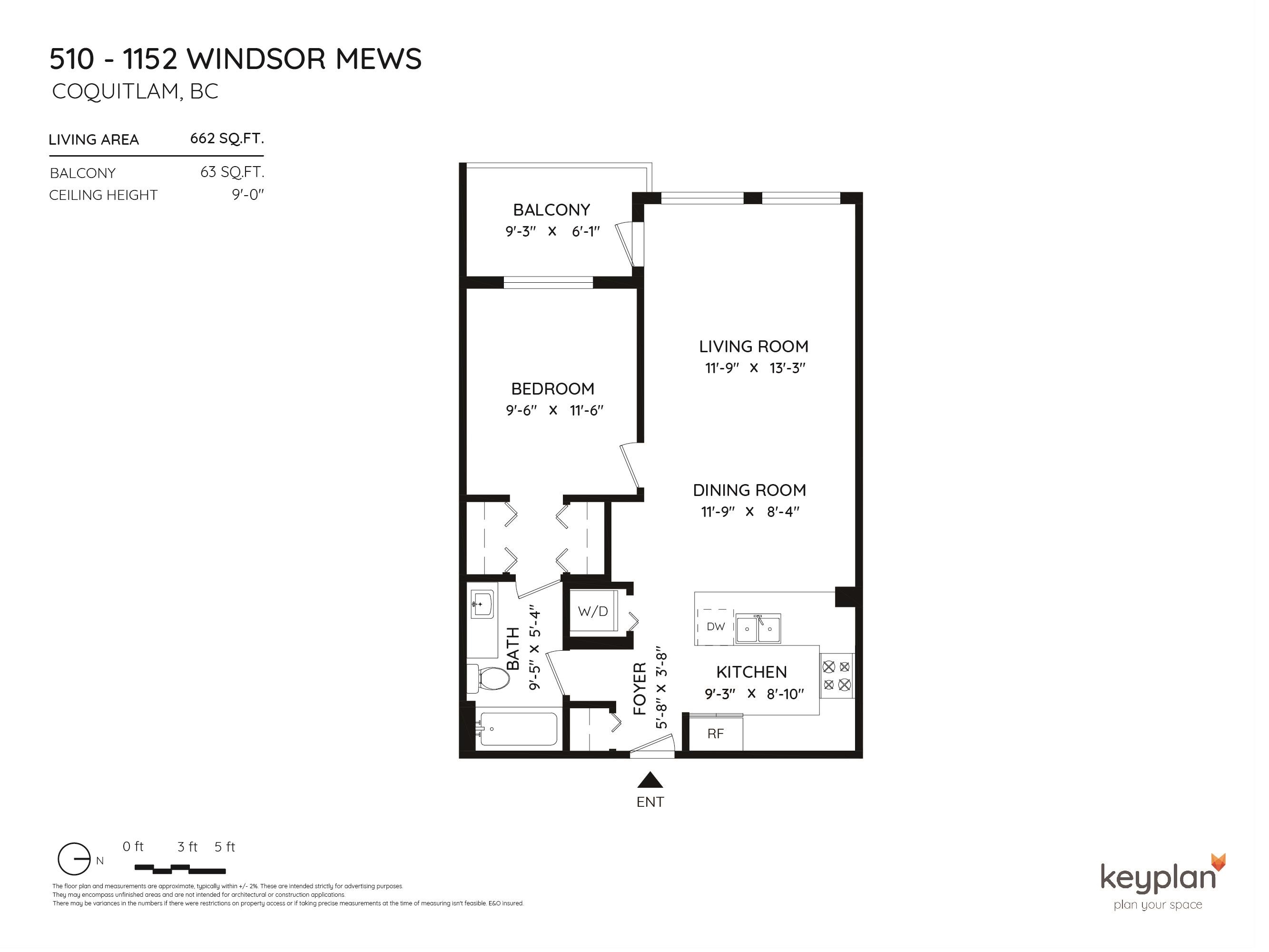 510 1152 WINDSOR MEWS, #510