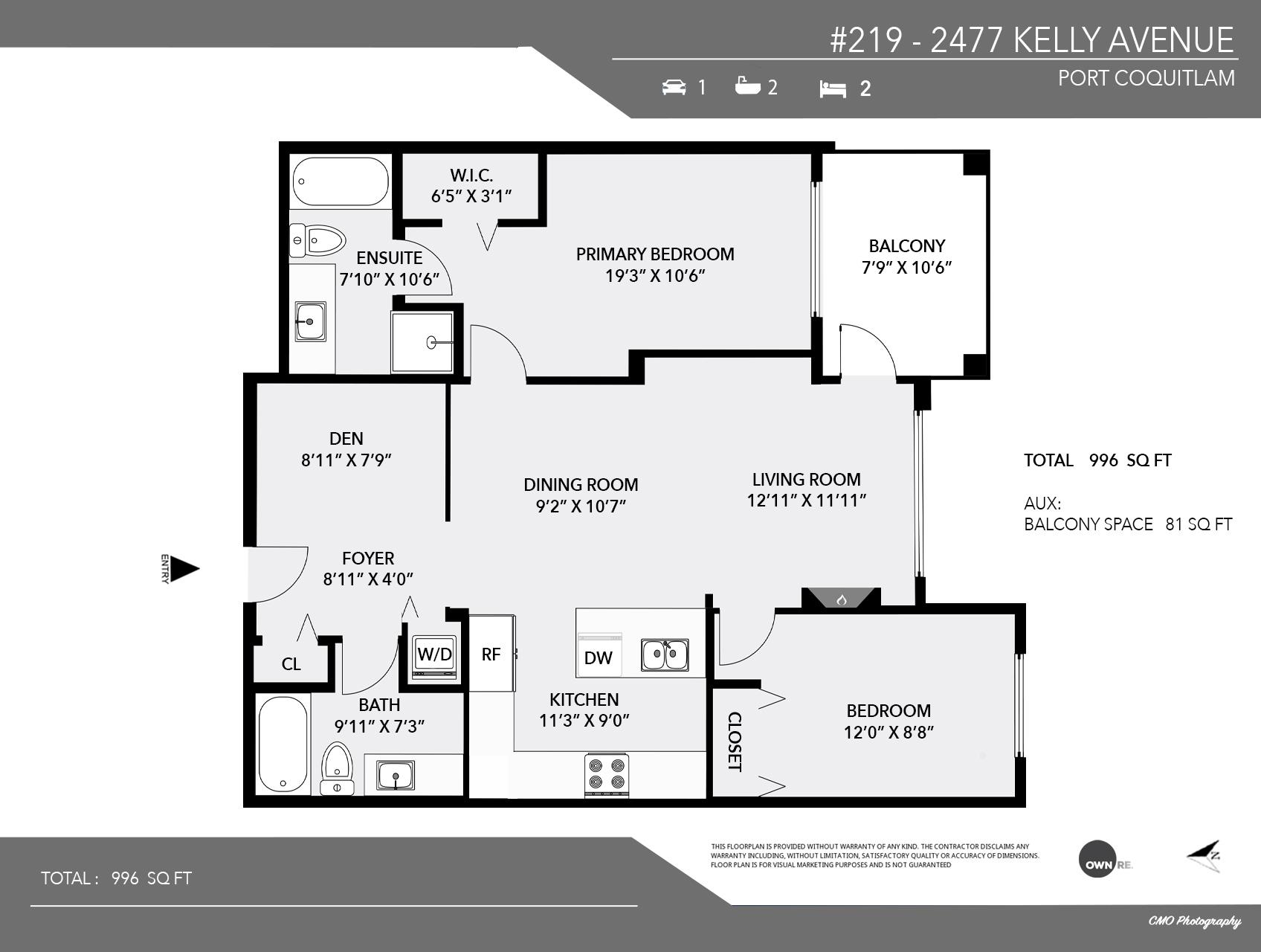 219 2477 KELLY AVENUE, #219