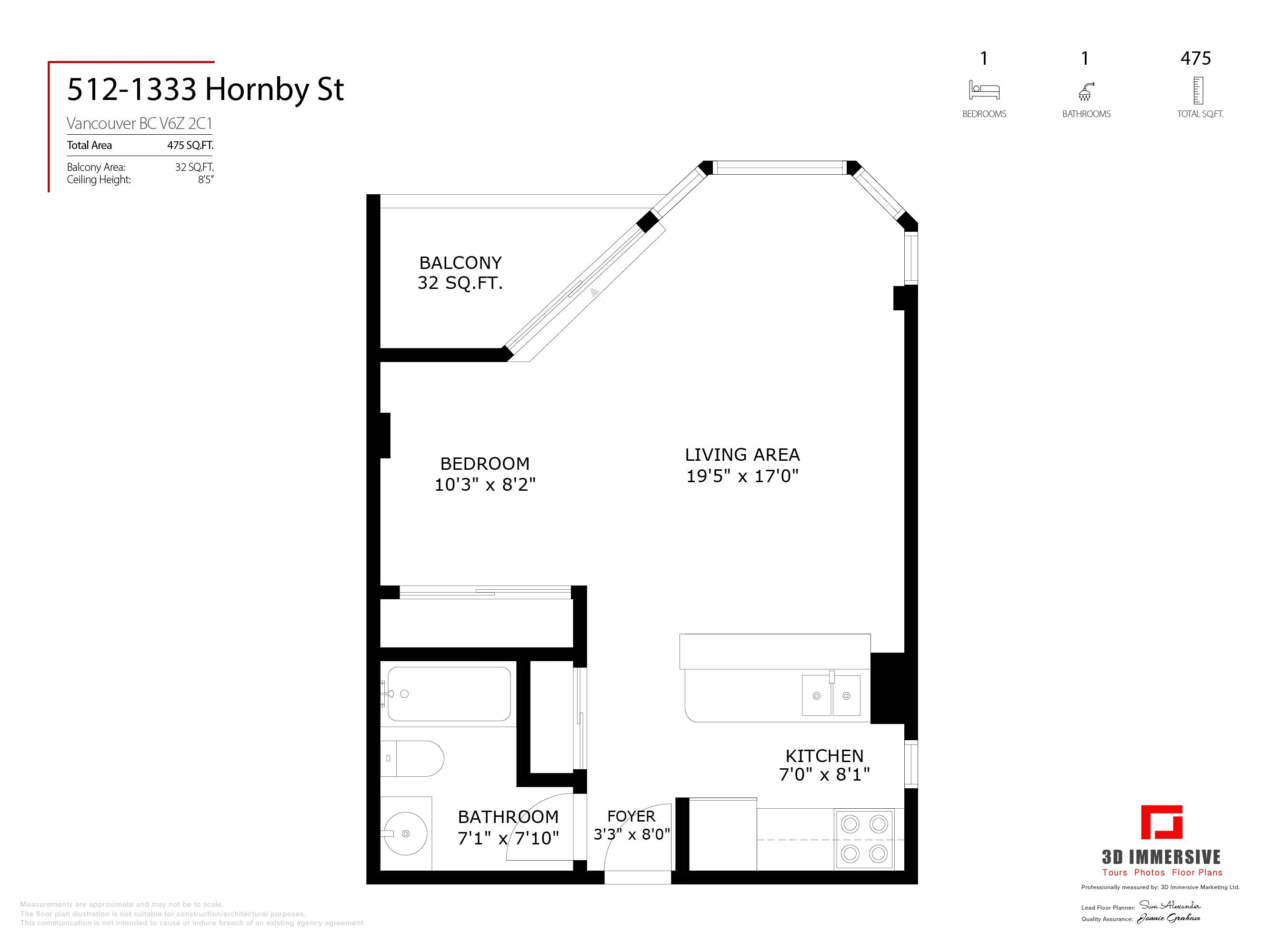 512 1333 HORNBY STREET, #512