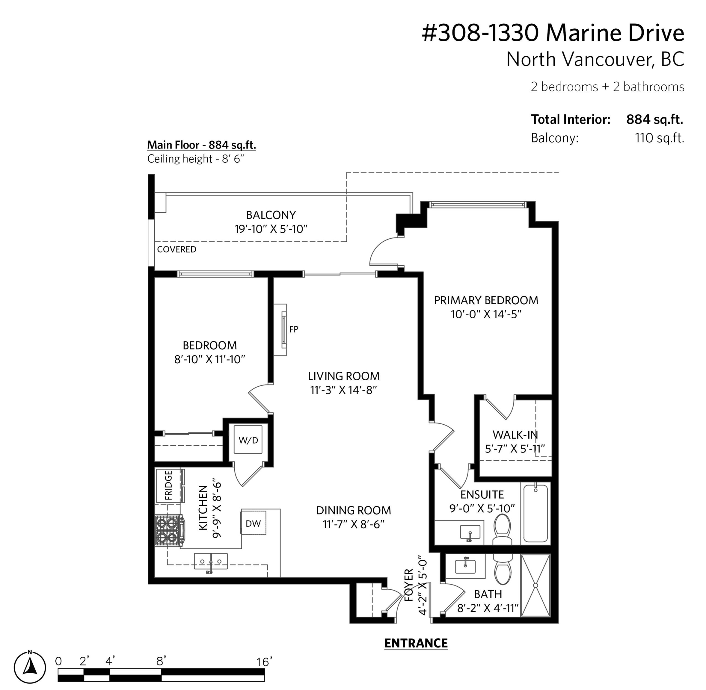 308 1330 MARINE DRIVE, #308