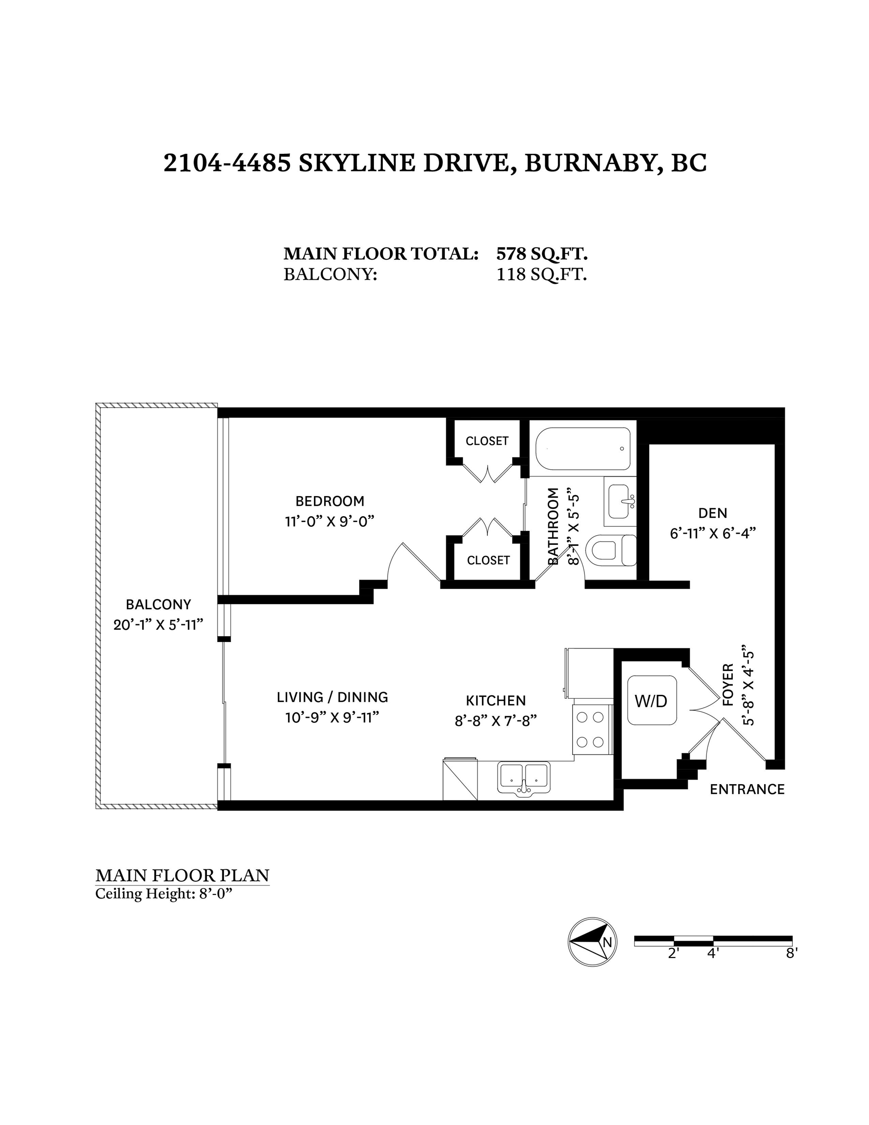 2104 4485 SKYLINE DRIVE, #2104