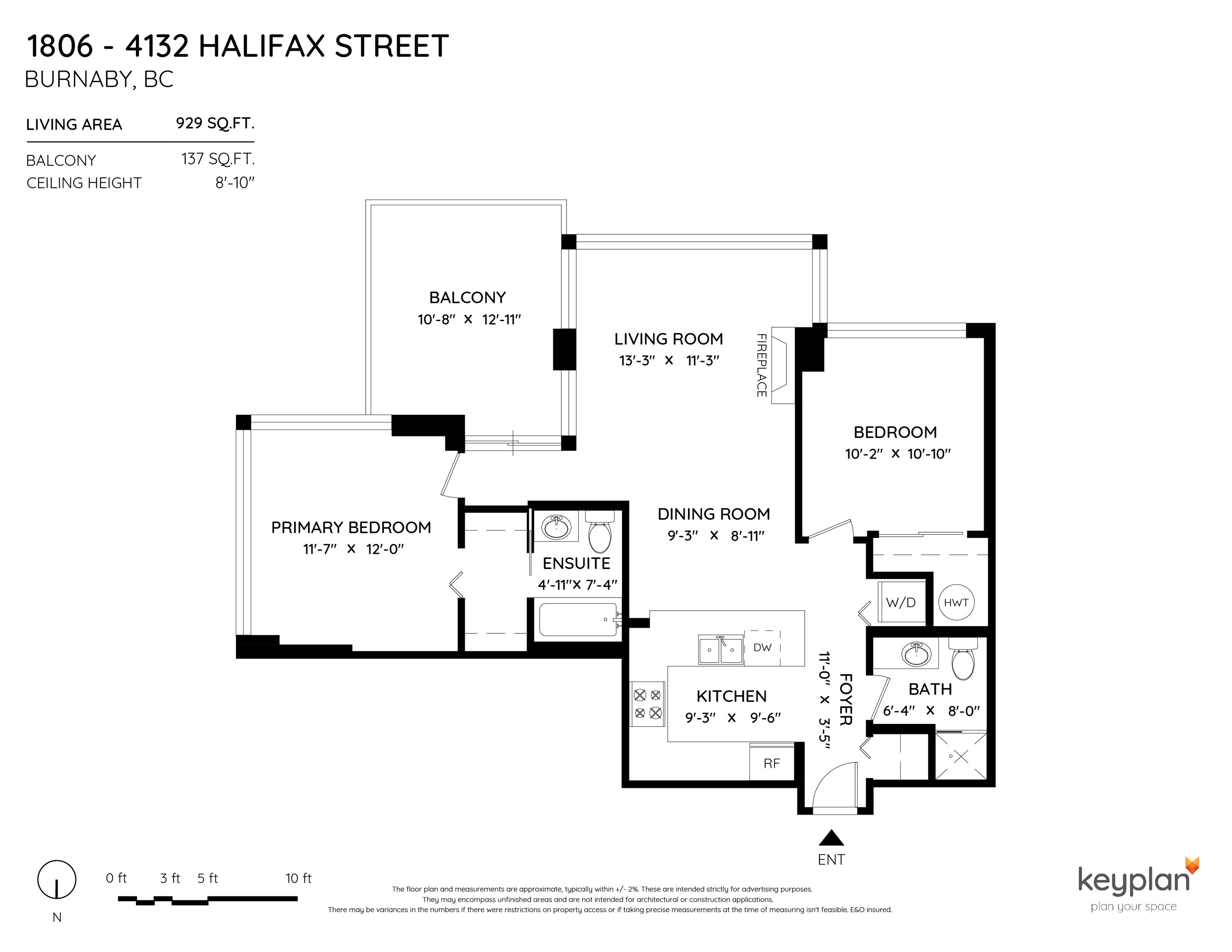 1806 4132 HALIFAX STREET, #1806