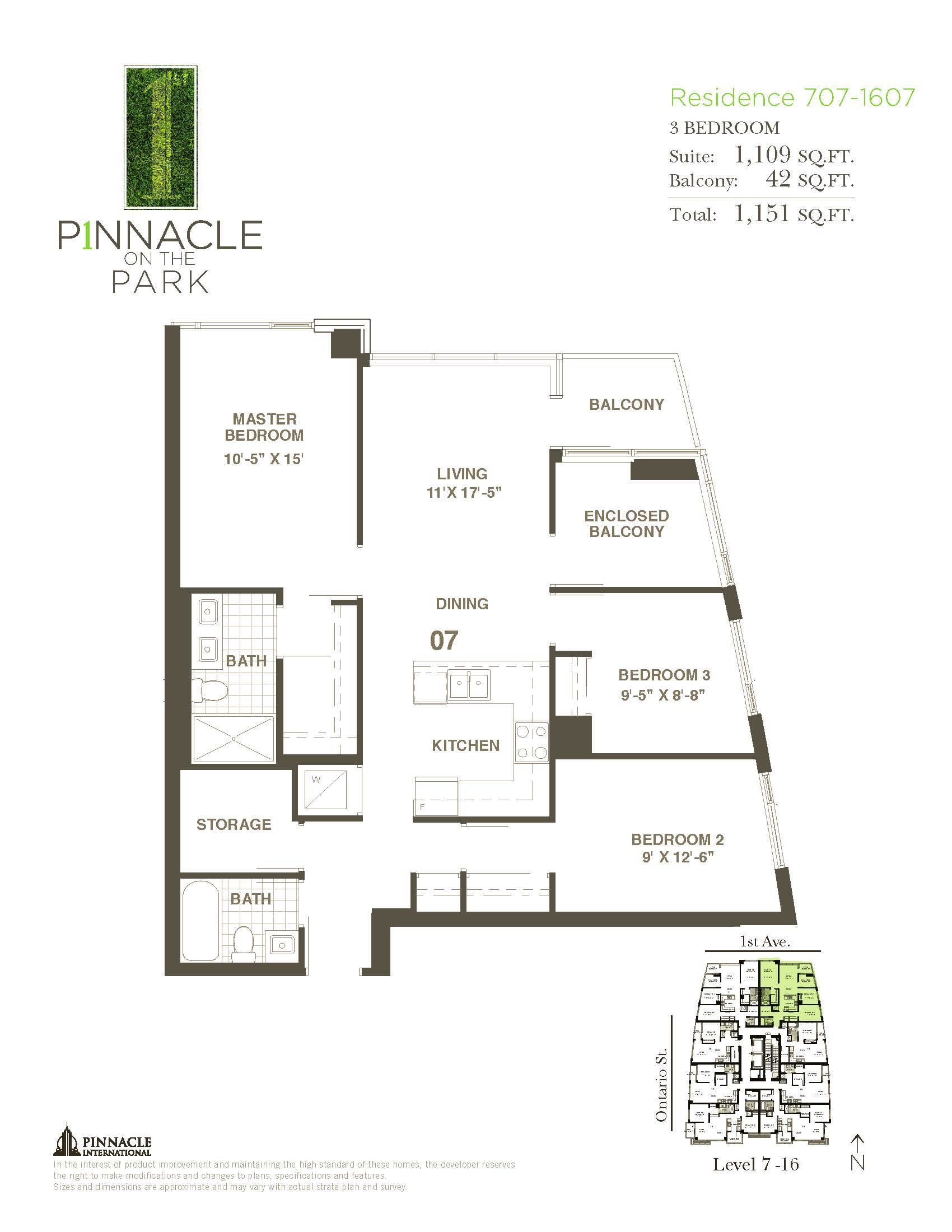 807 1708 ONTARIO STREET, #807