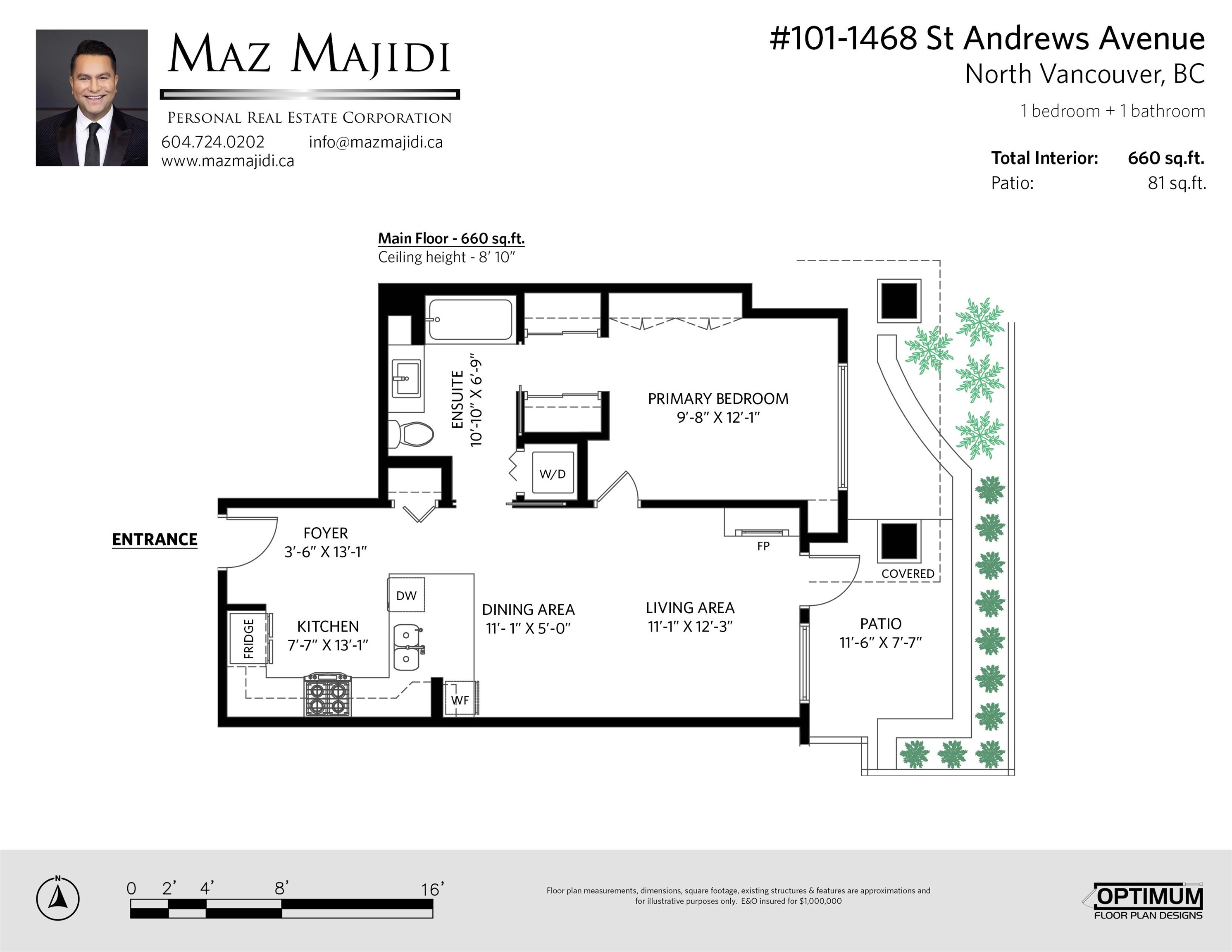 101 1468 ST. ANDREWS AVENUE, #101