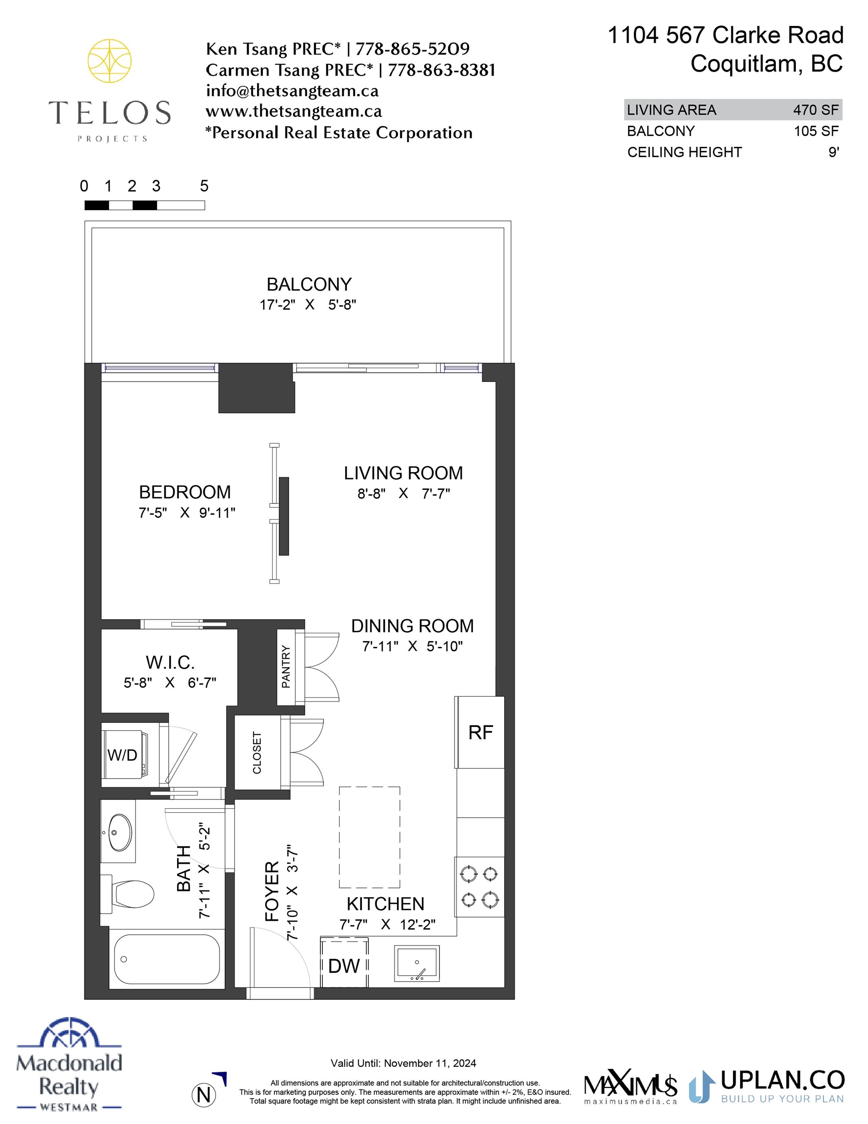 1104 567 CLARKE ROAD, #1104