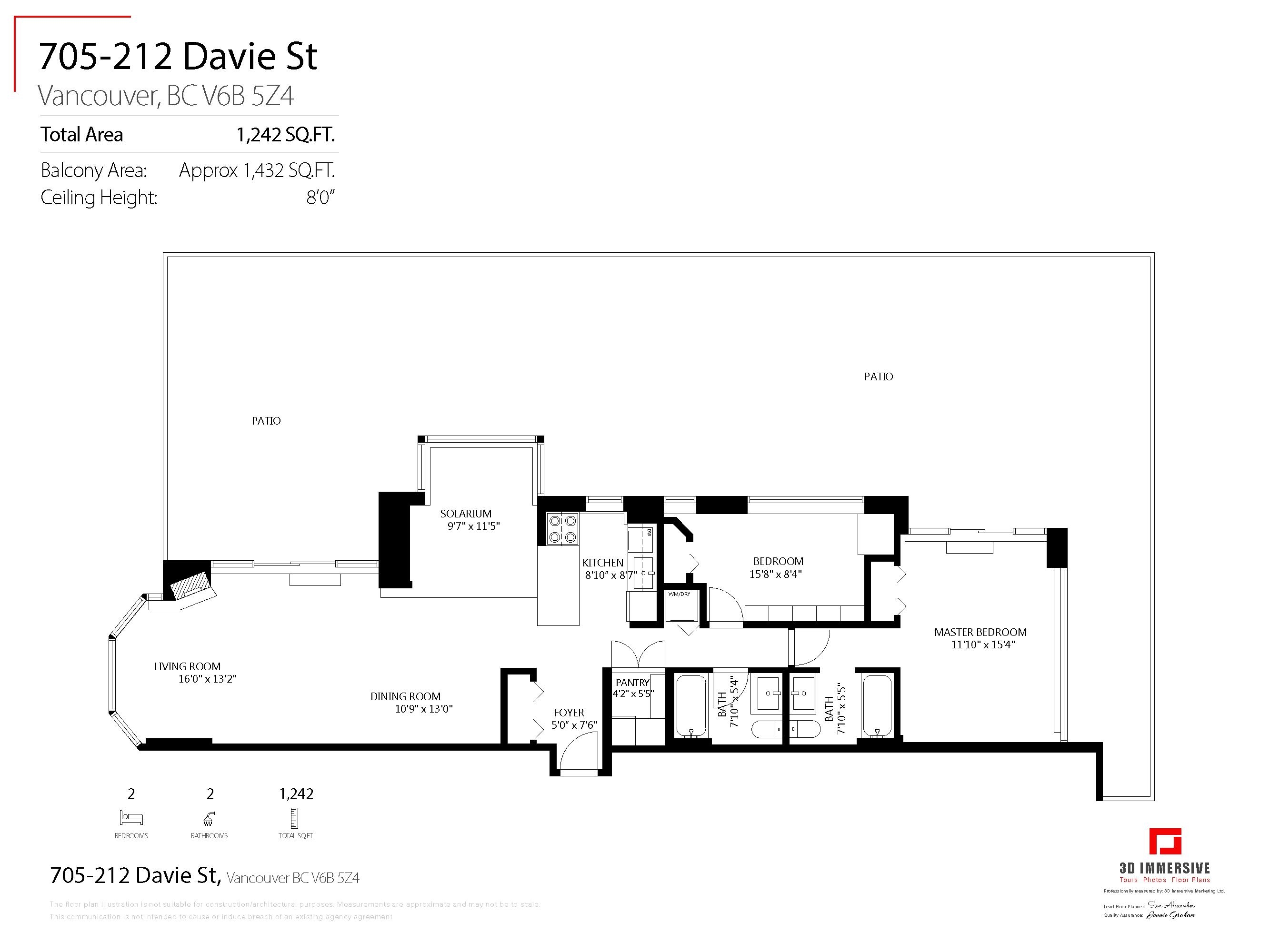 705 212 DAVIE STREET, #705