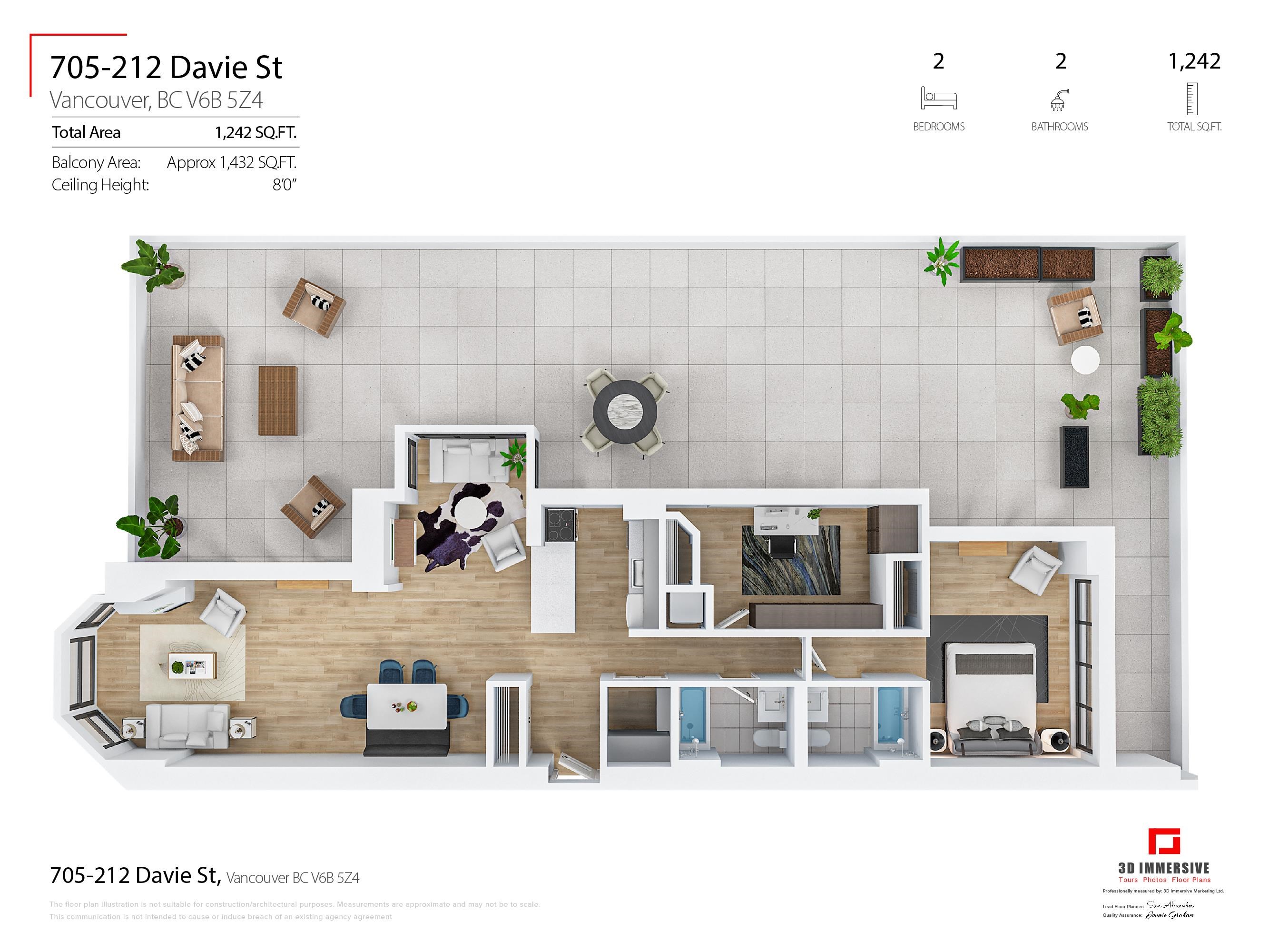 705 212 DAVIE STREET, #705
