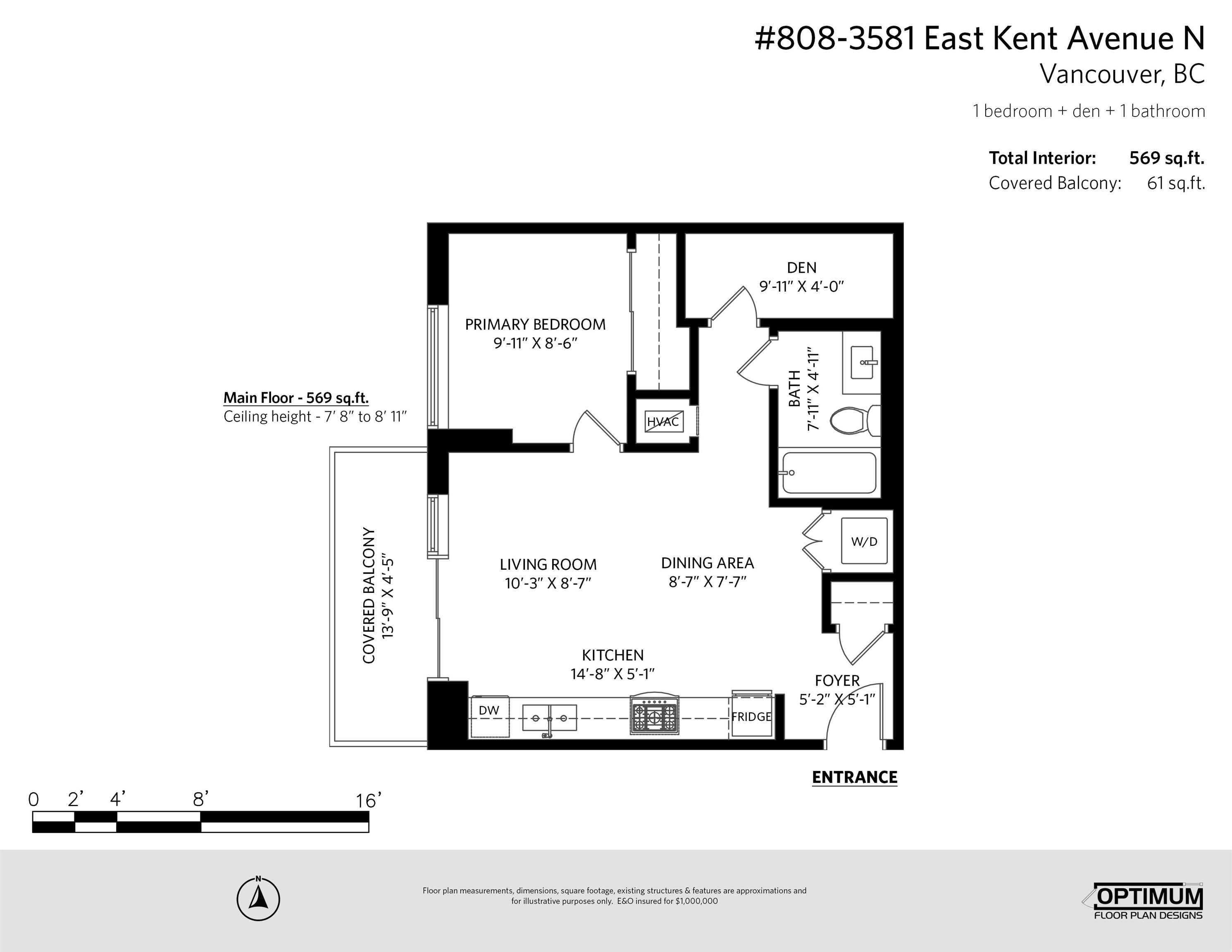 808 3581 E KENT AVENUE NORTH, #808