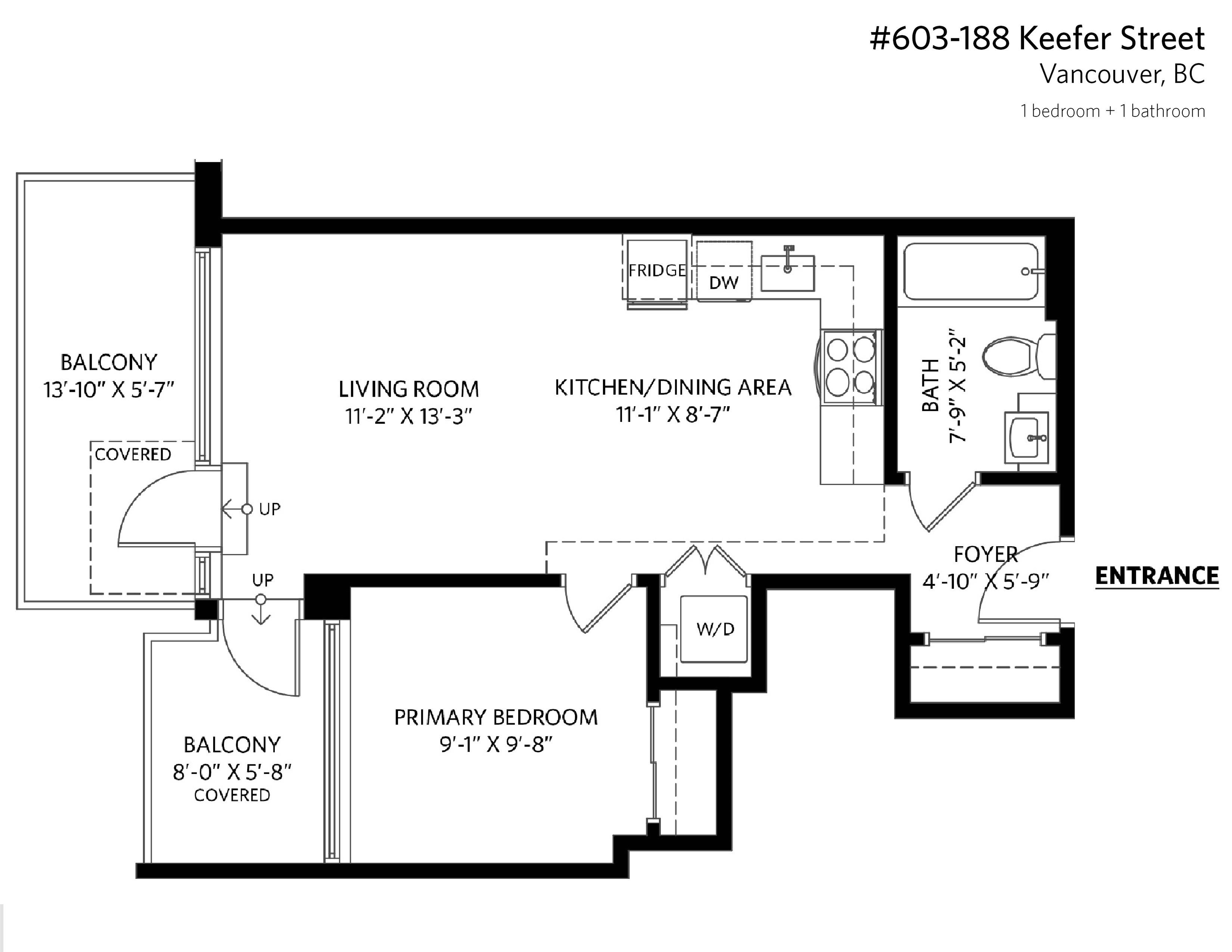 603 188 KEEFER STREET, #603