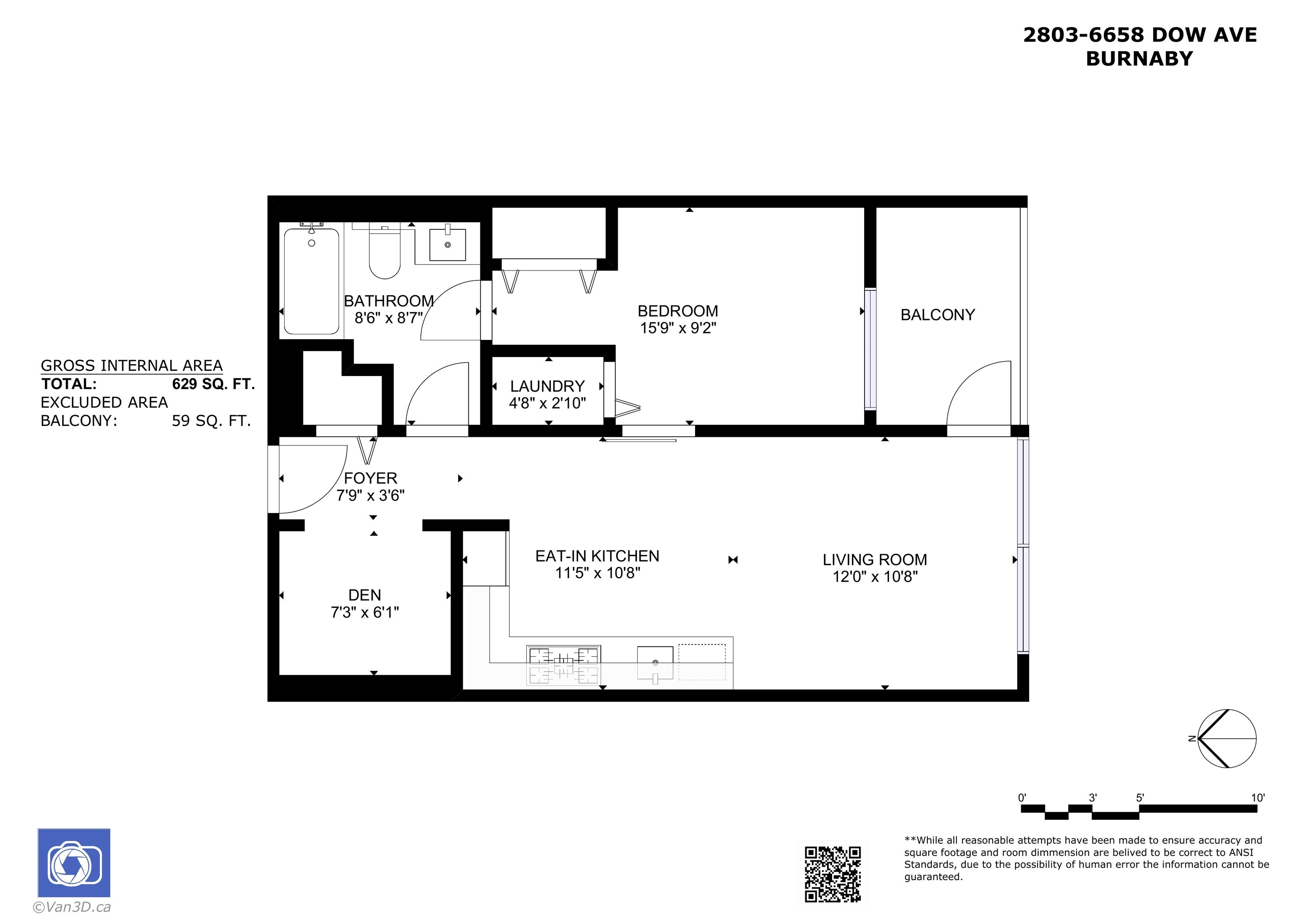 2803 6658 DOW AVENUE, #2803
