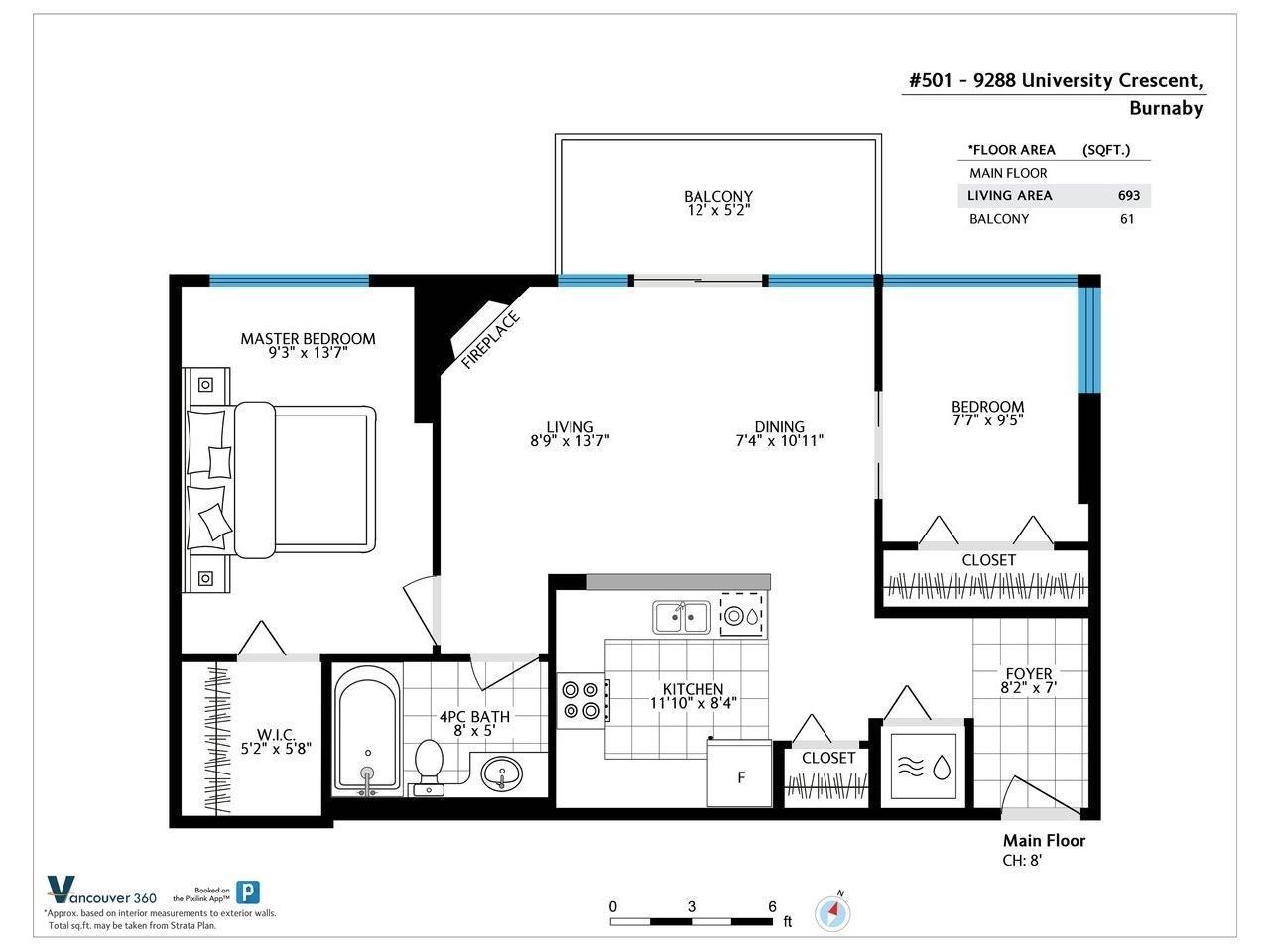 501 9288 UNIVERSITY CRESCENT, #501