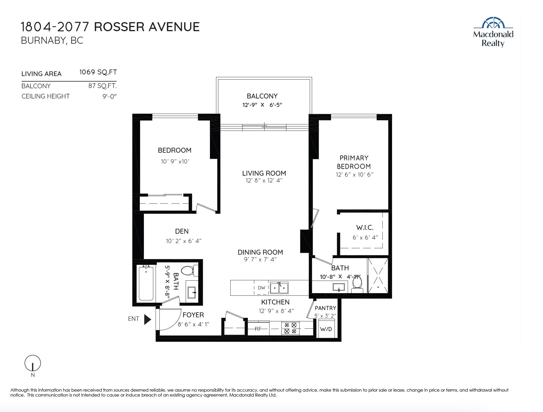 1804 2077 ROSSER AVENUE, #1804