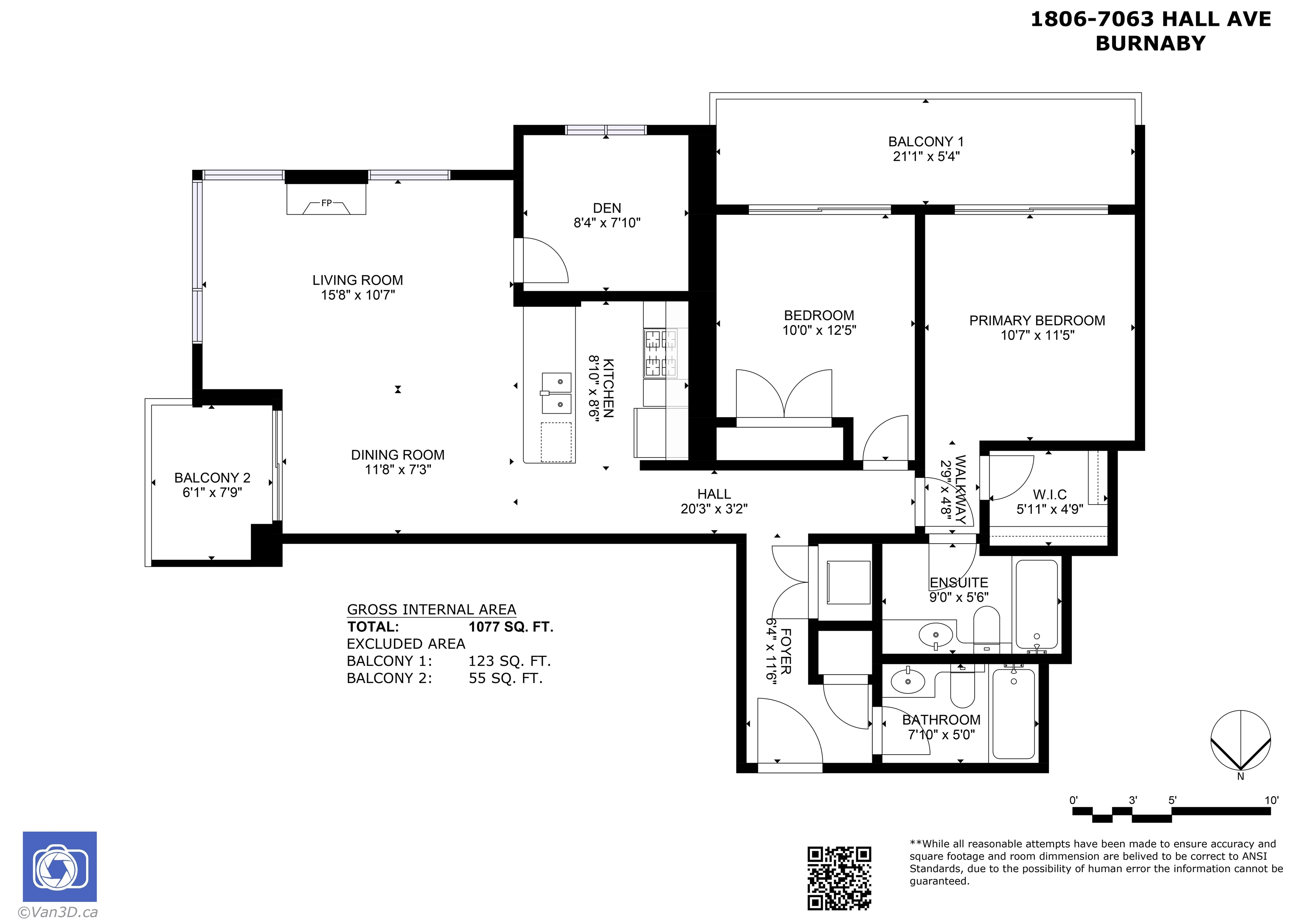 1806 7063 HALL AVENUE, #1806