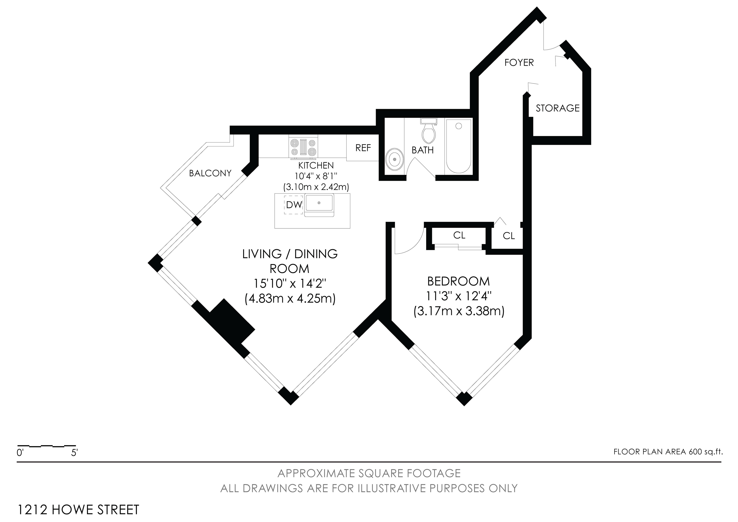 1107 1212 HOWE STREET, #1107