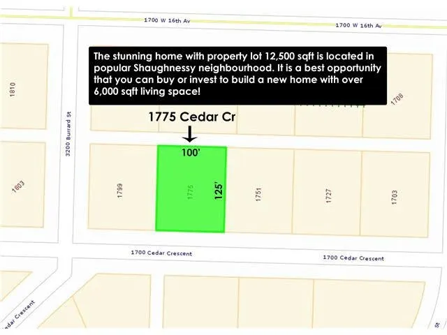 1775 Cedar Crescent