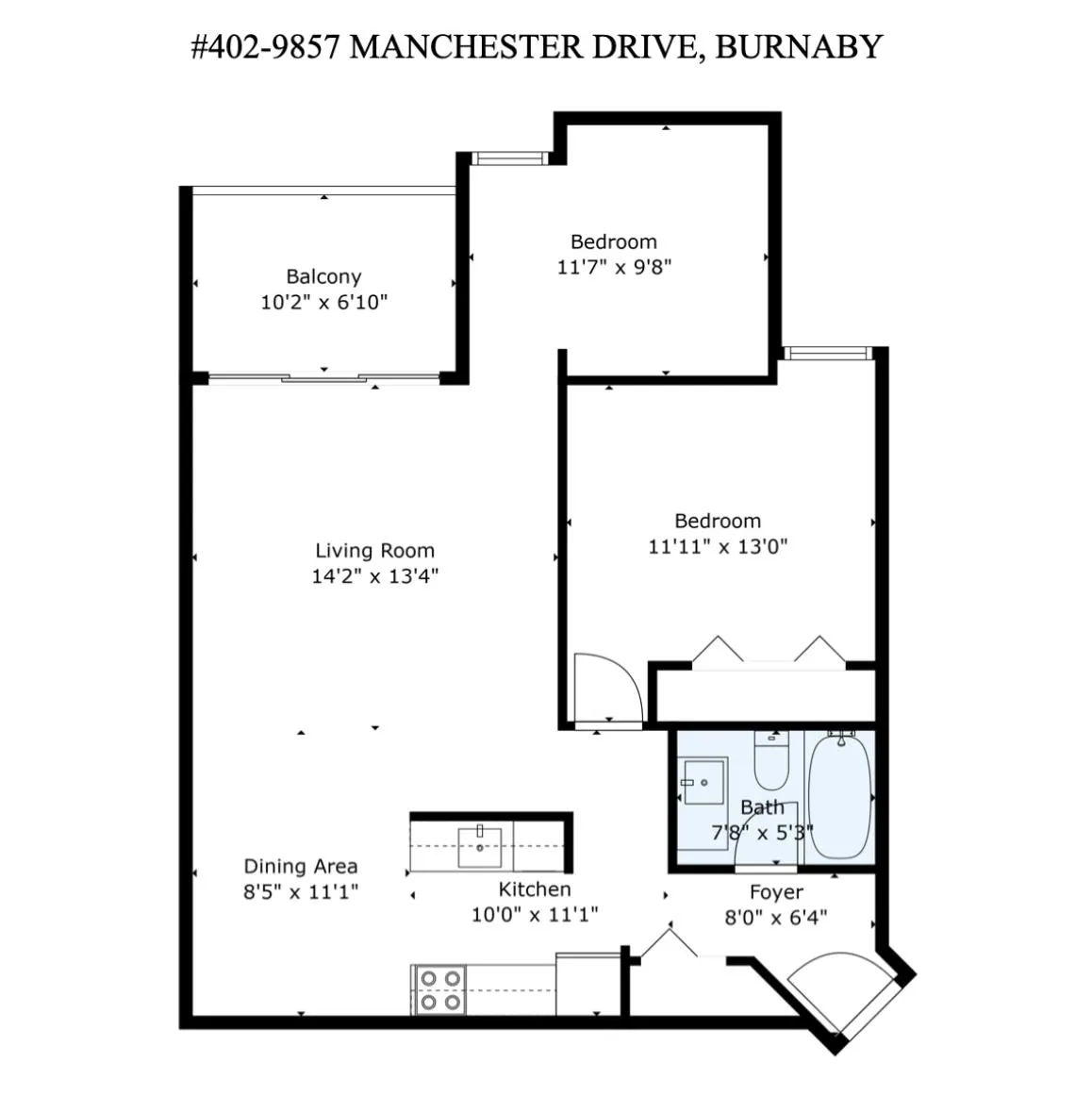 402 9857 Manchester Drive