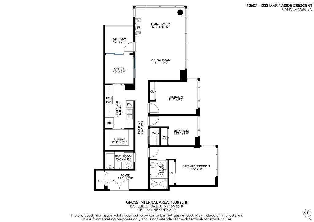 2607 1033 Marinaside Crescent