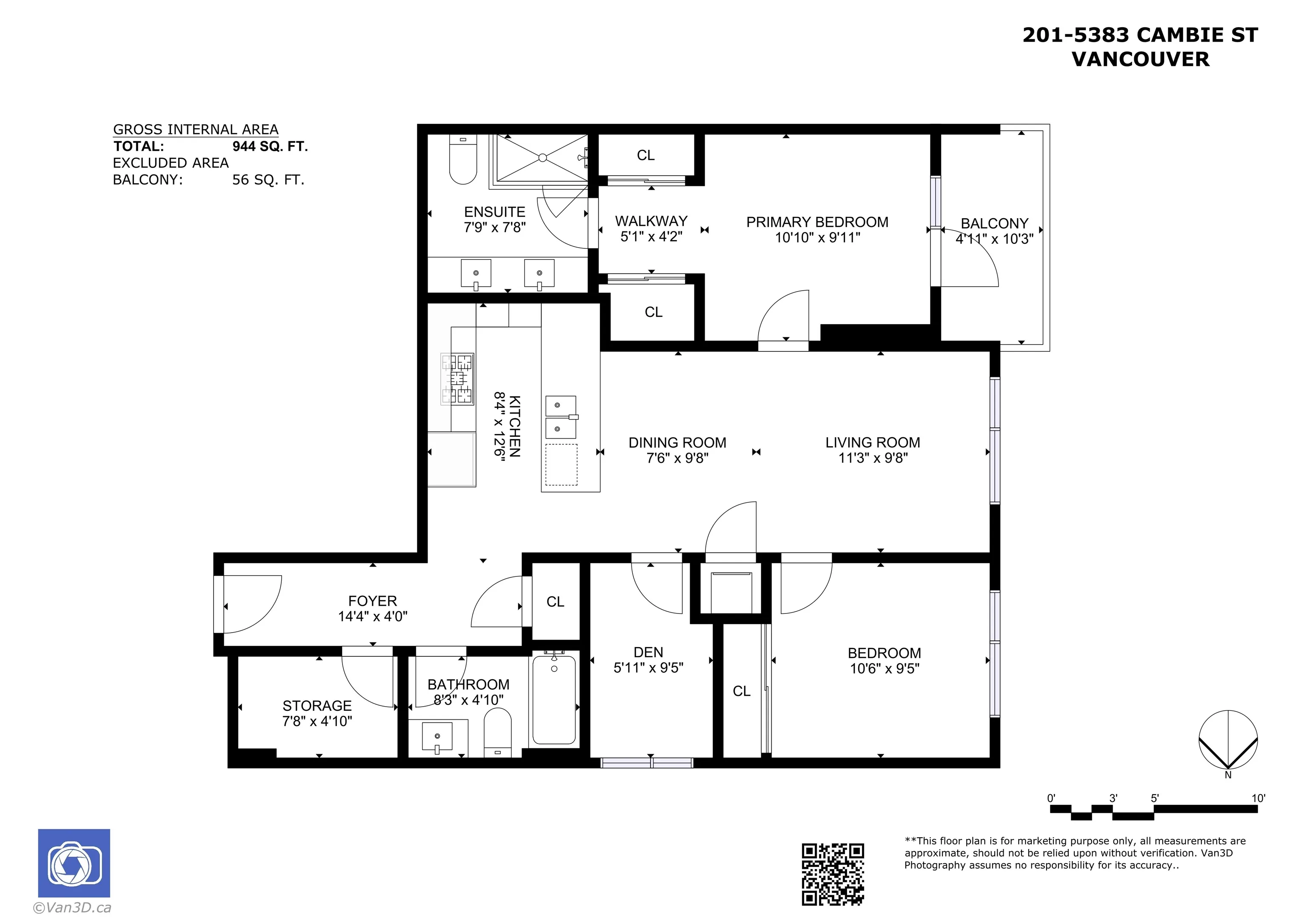 201 5383 Cambie Street