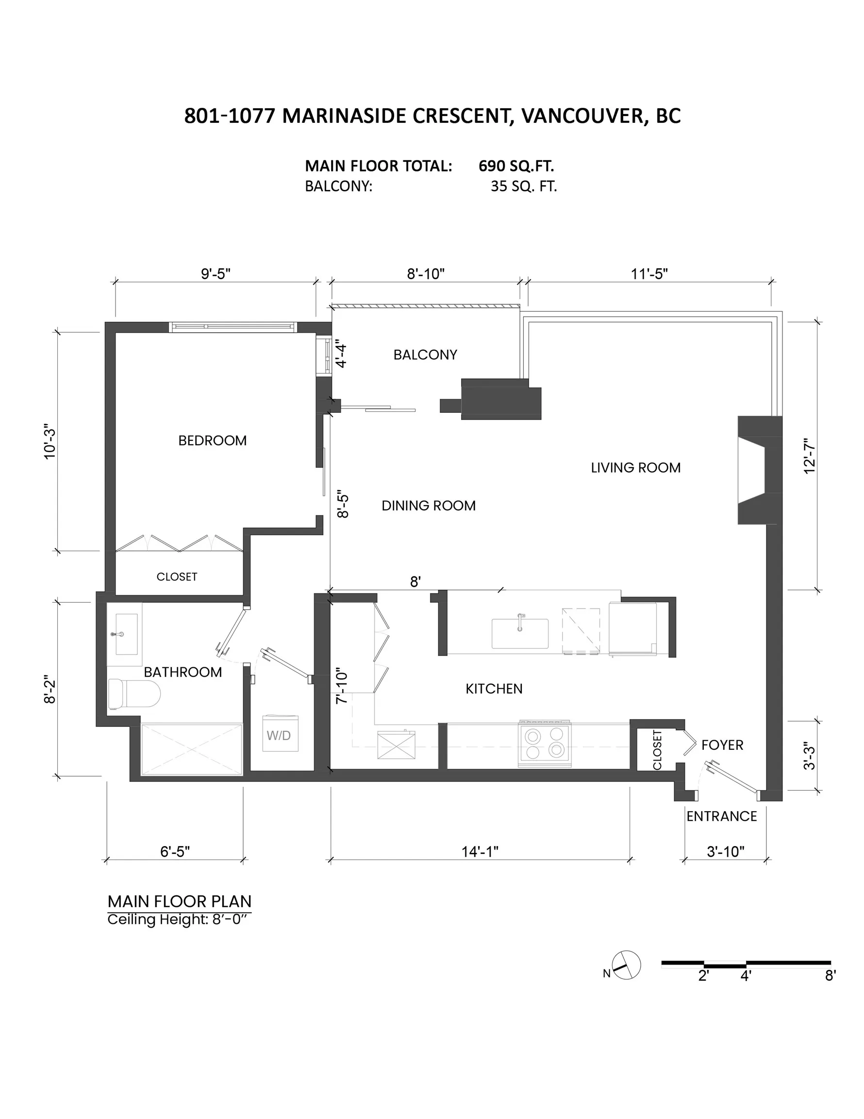 801 1077 Marinaside Crescent