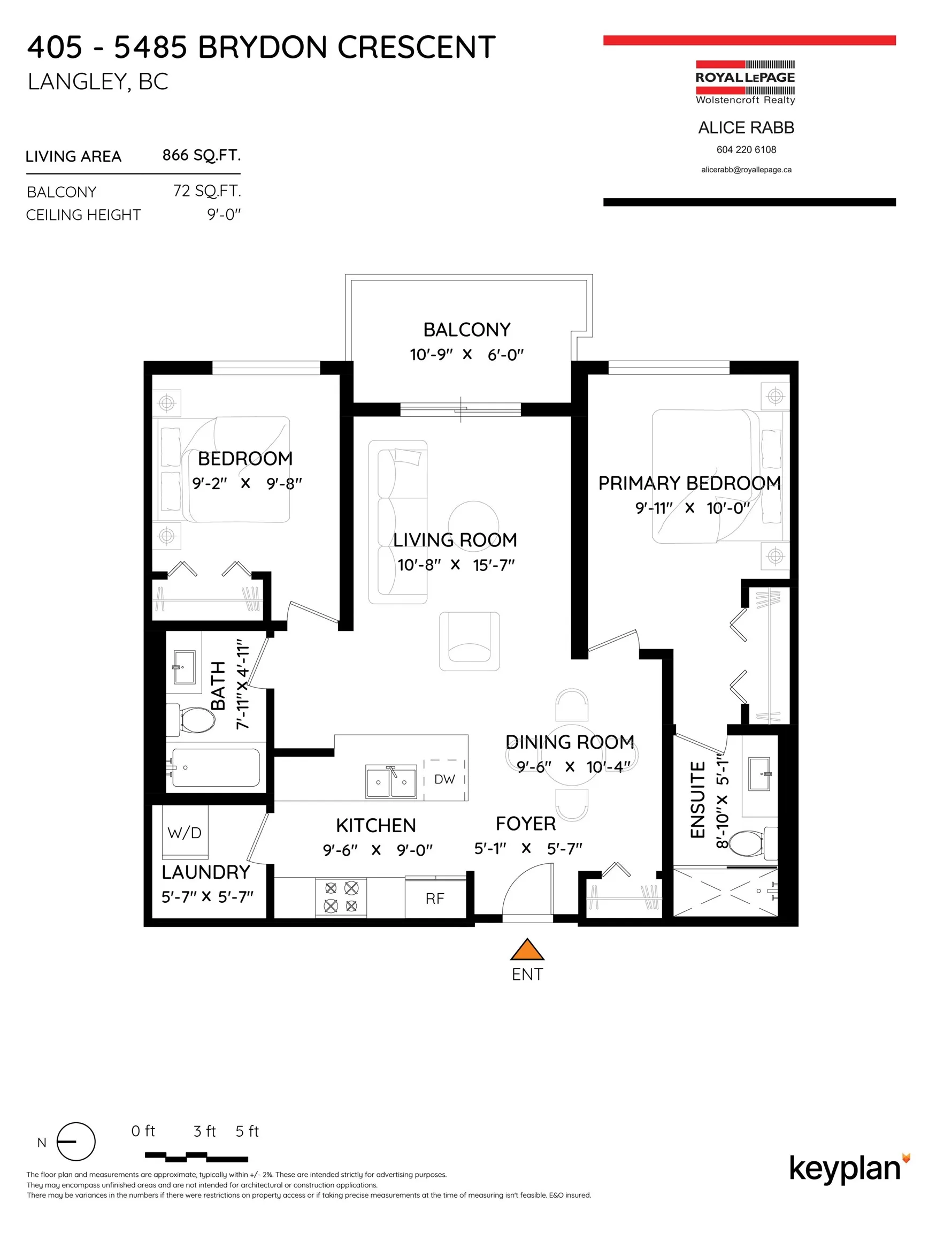 405 5485 Brydon Crescent