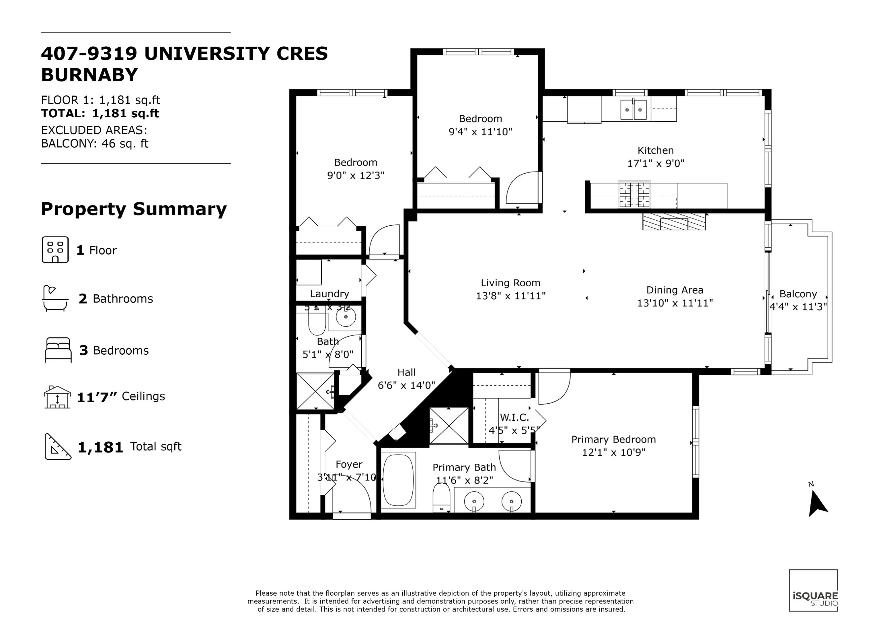 407 9319 University Crescent