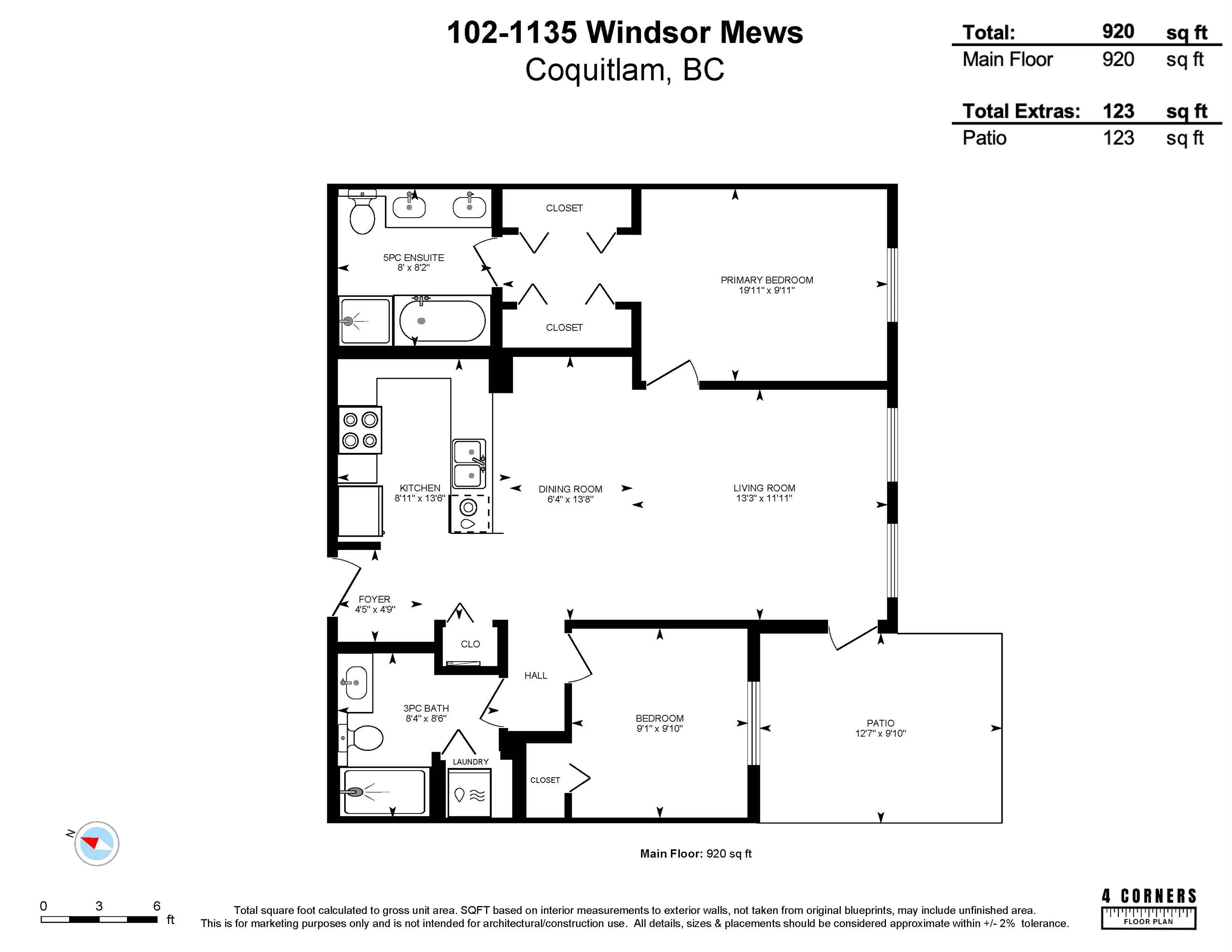 102 1135 Windsor Mews