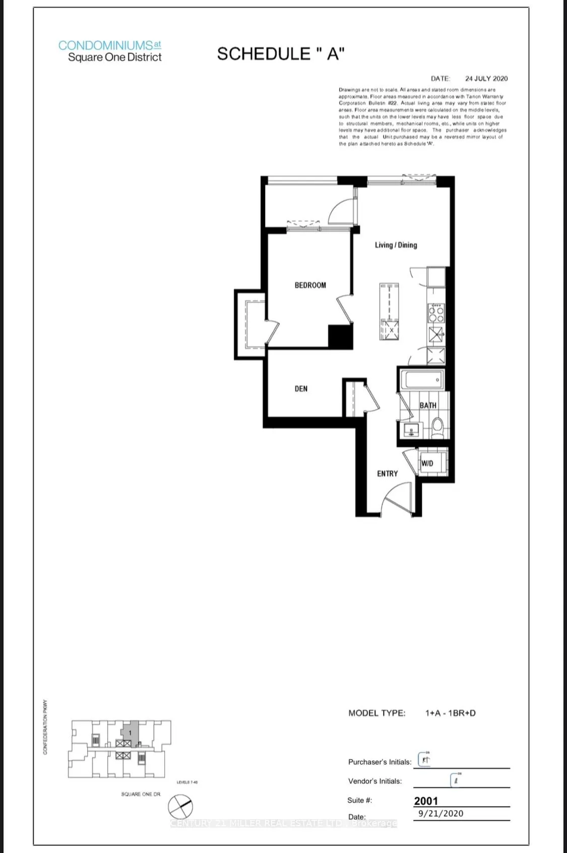 395 Square One Drive, #2001