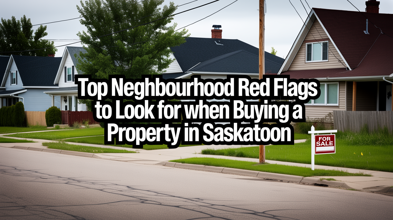 Top Neighbourhood Red Flags to Look For When Buying a Property in Saskatoon